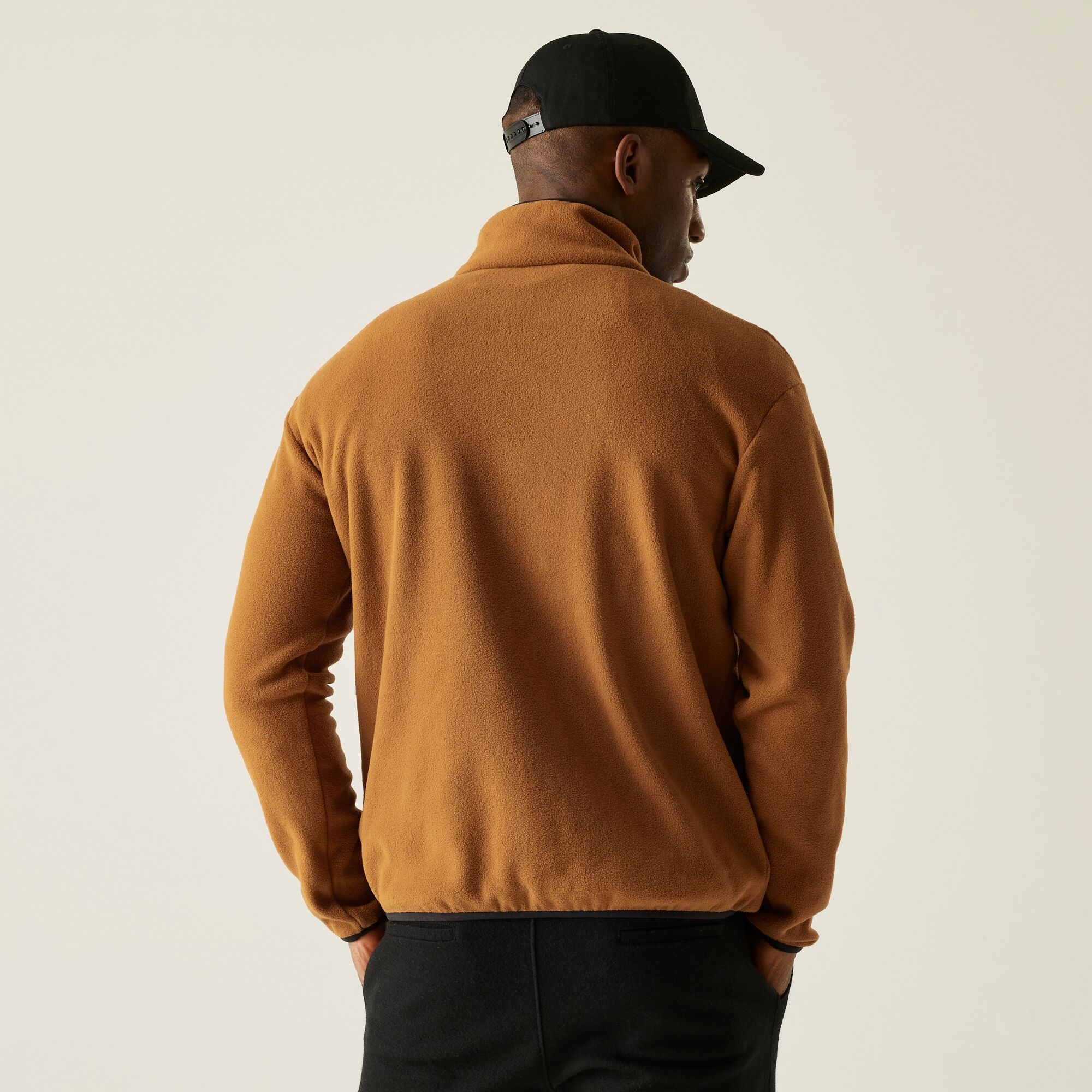 Regatta Polar męski z suwakiem 1/2 Frankie Brązowy