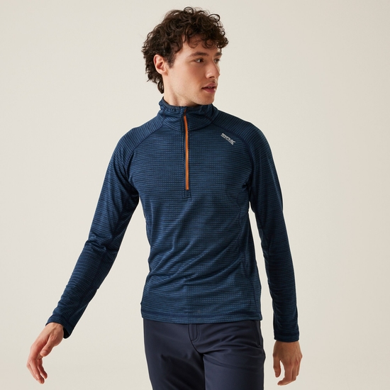 Polaire à demi-zip Yonder II pour homme Bleu