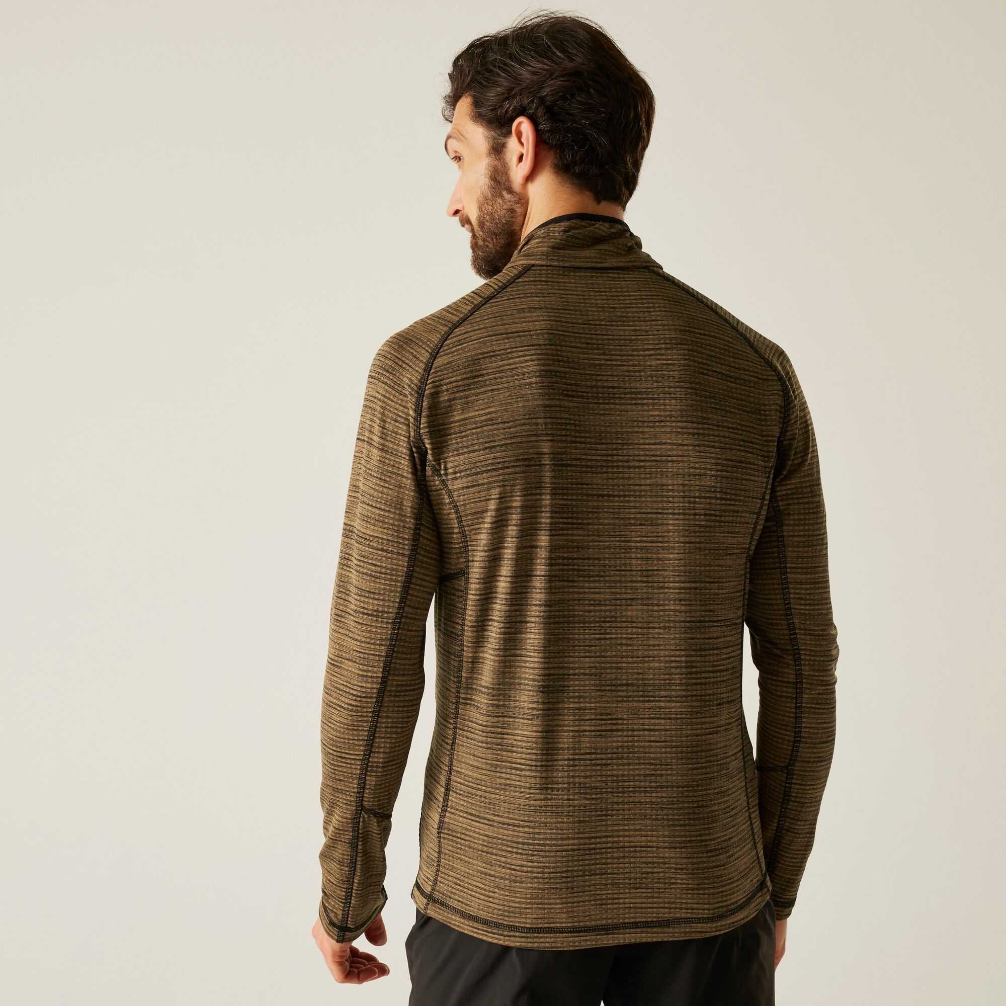 Regatta Polar męski z suwakiem 1/2 Yonder II Brązowy