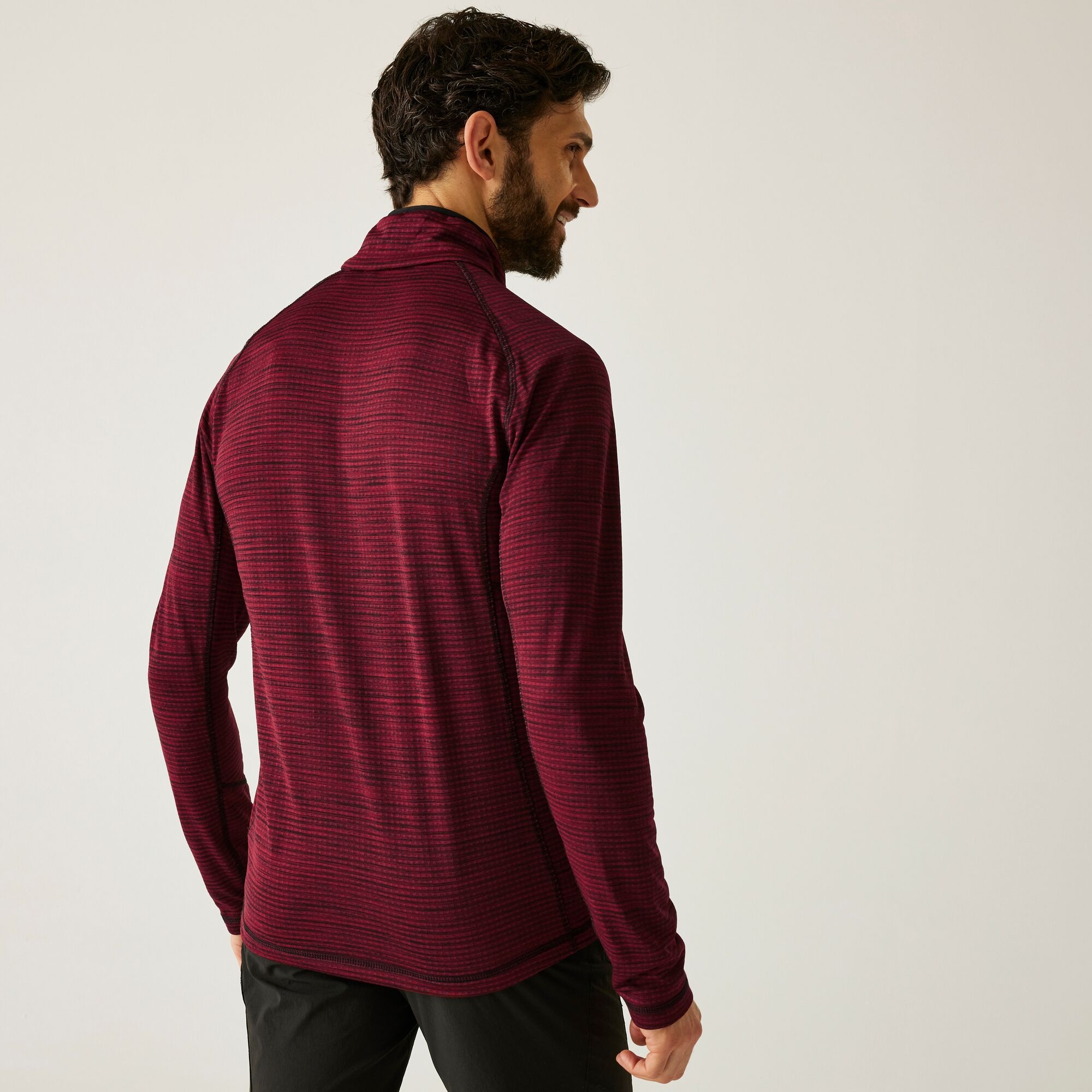 Regatta Polar męski z suwakiem 1/2 Yonder II Burgundowy