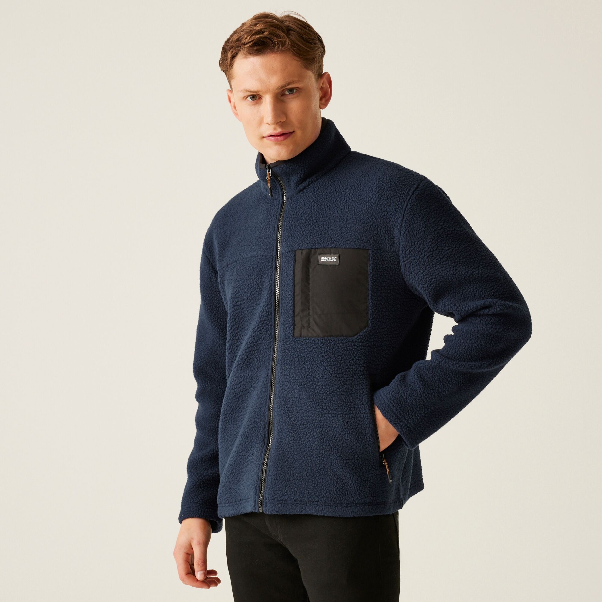 Regatta Frankie Borg Fleece Size: M Men's Blue
