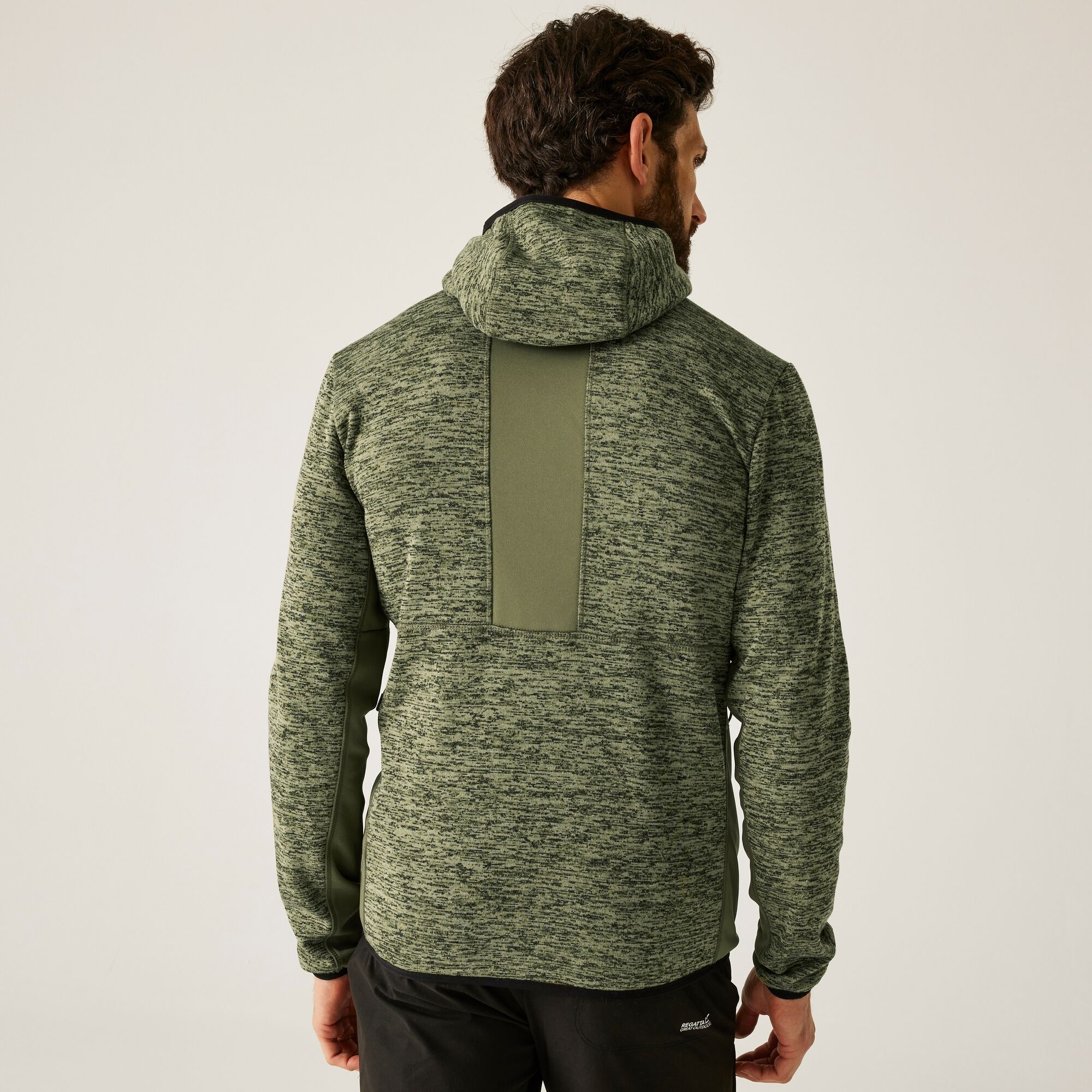 Regatta Bluza męska rozsuwana z kapturem Alven Zielony