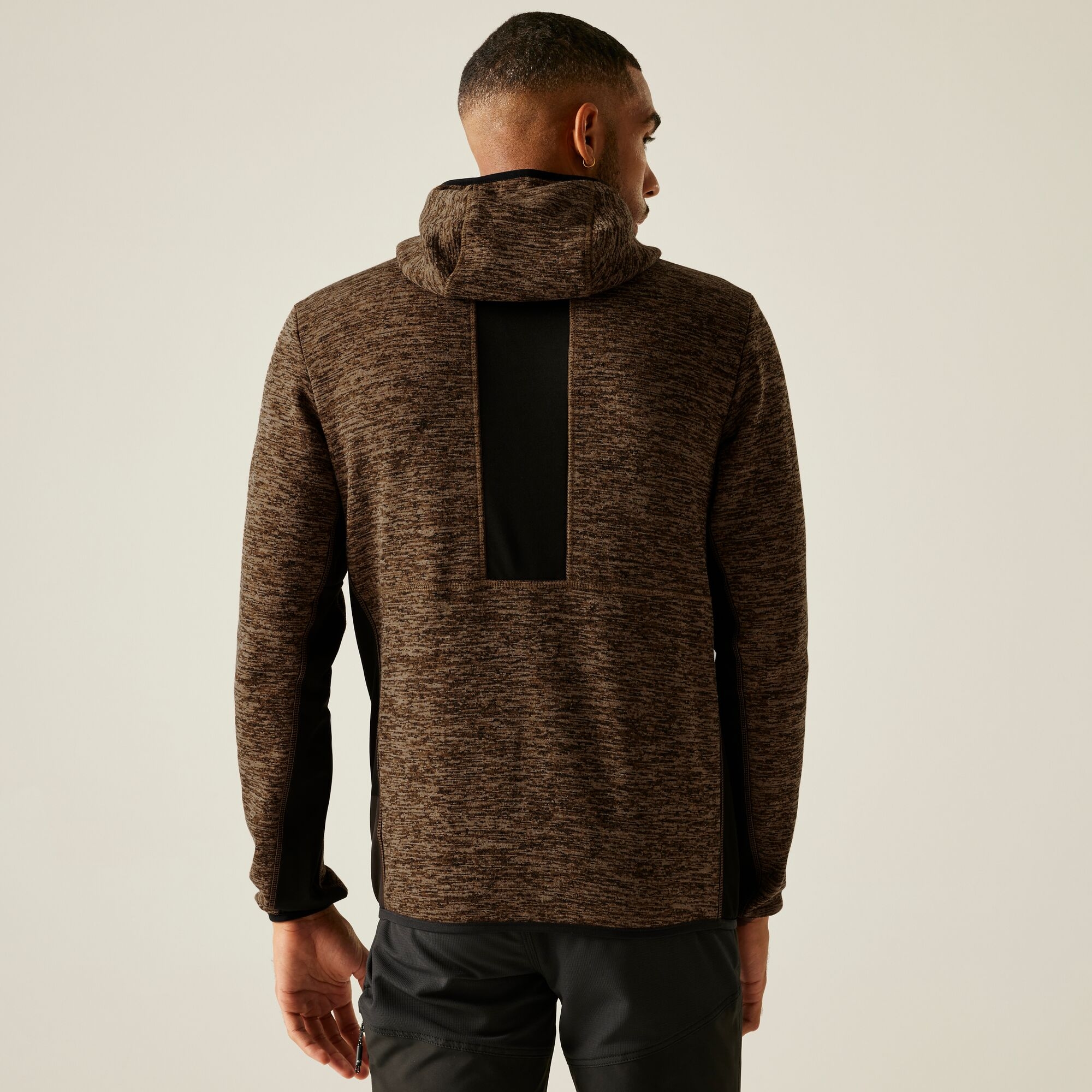 Regatta Bluza męska rozsuwana z kapturem Alven Brązowy