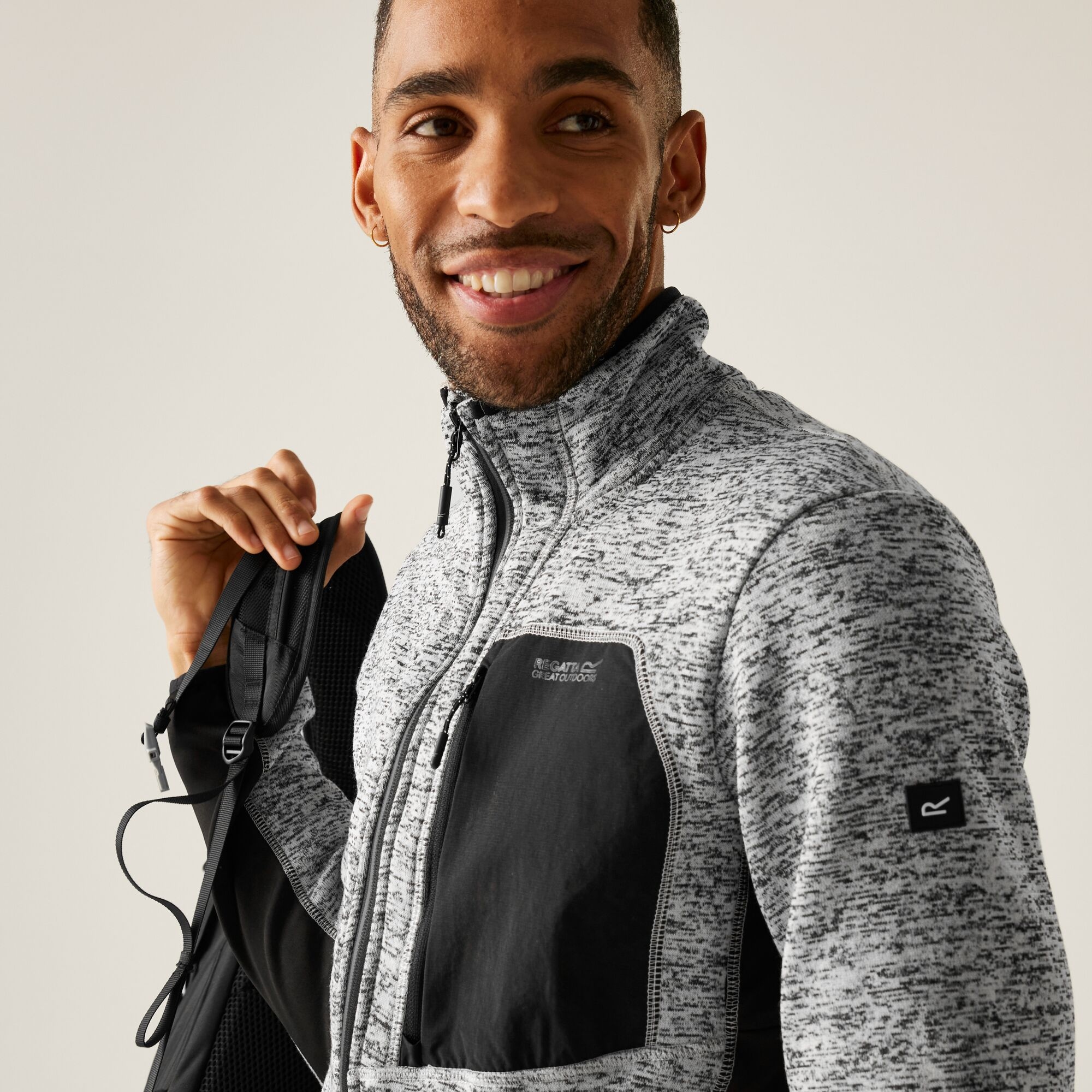 Regatta Bluza męska rozsuwana Baslinn Beżowy