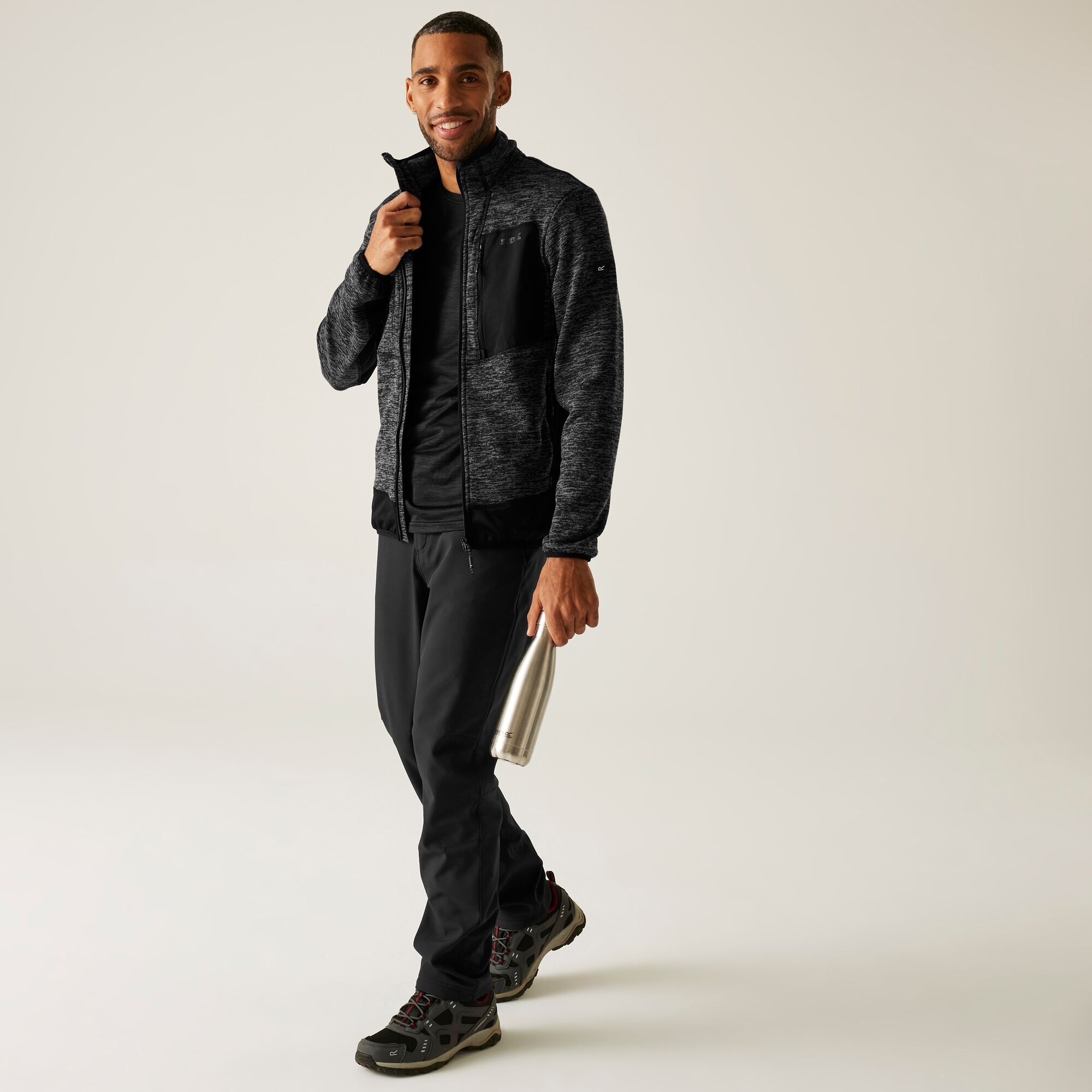 Regatta Bluza męska rozsuwana Baslinn Szary