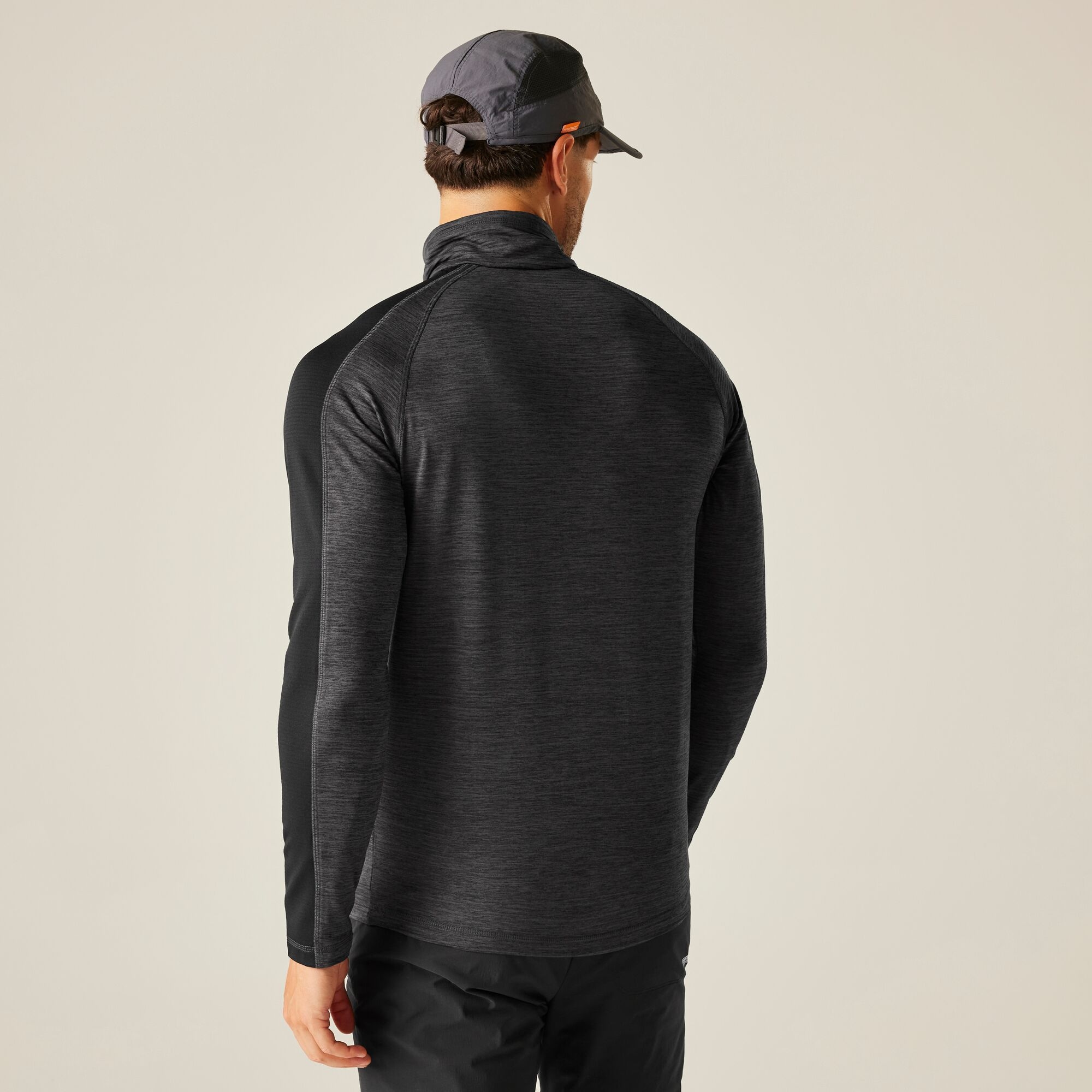 Regatta Polar męski z suwakiem 1/2 Hepley Szary