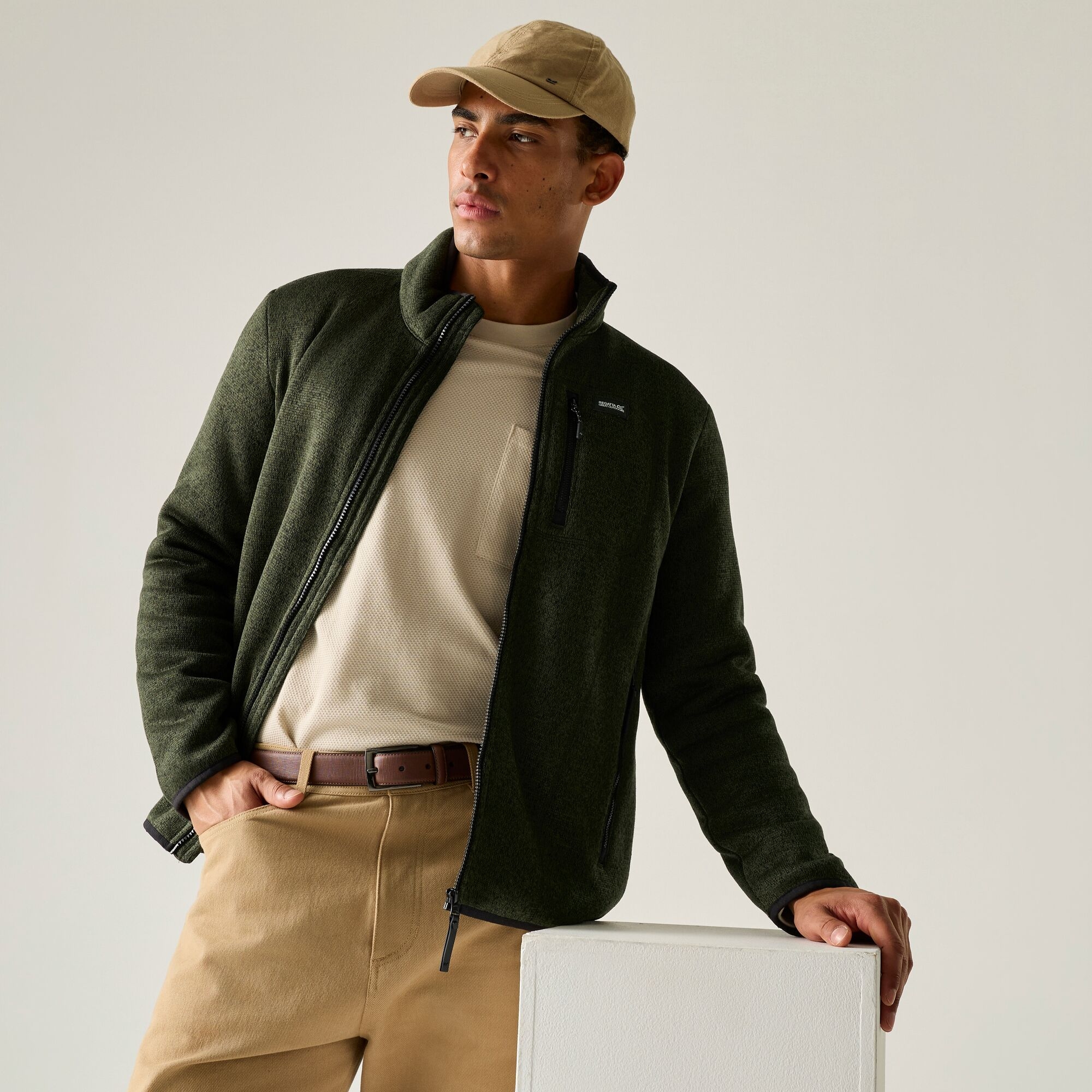 Regatta Barlee Fleece Size: M Men's Green
