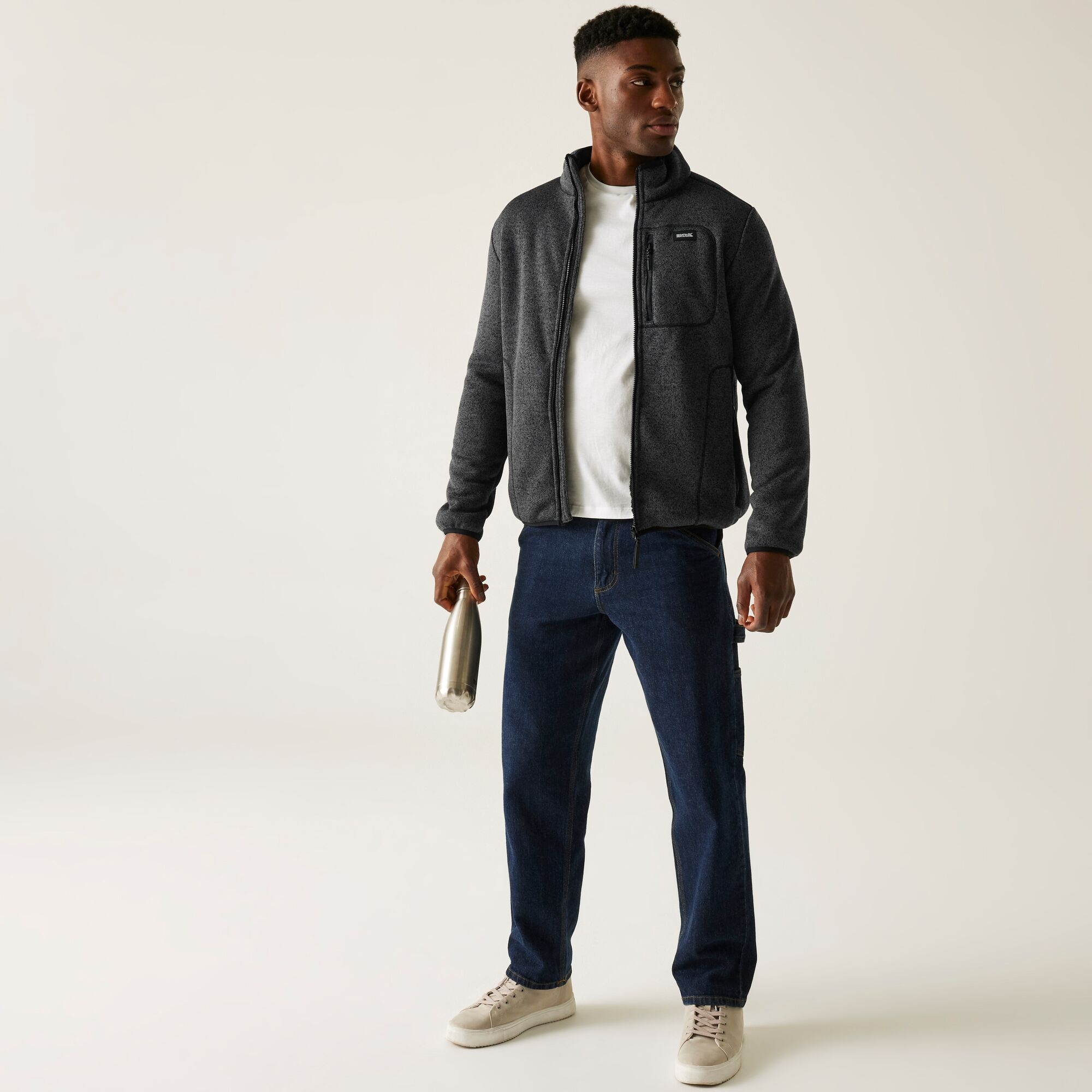 Regatta Polar męski rozsuwany Barlee Czarny