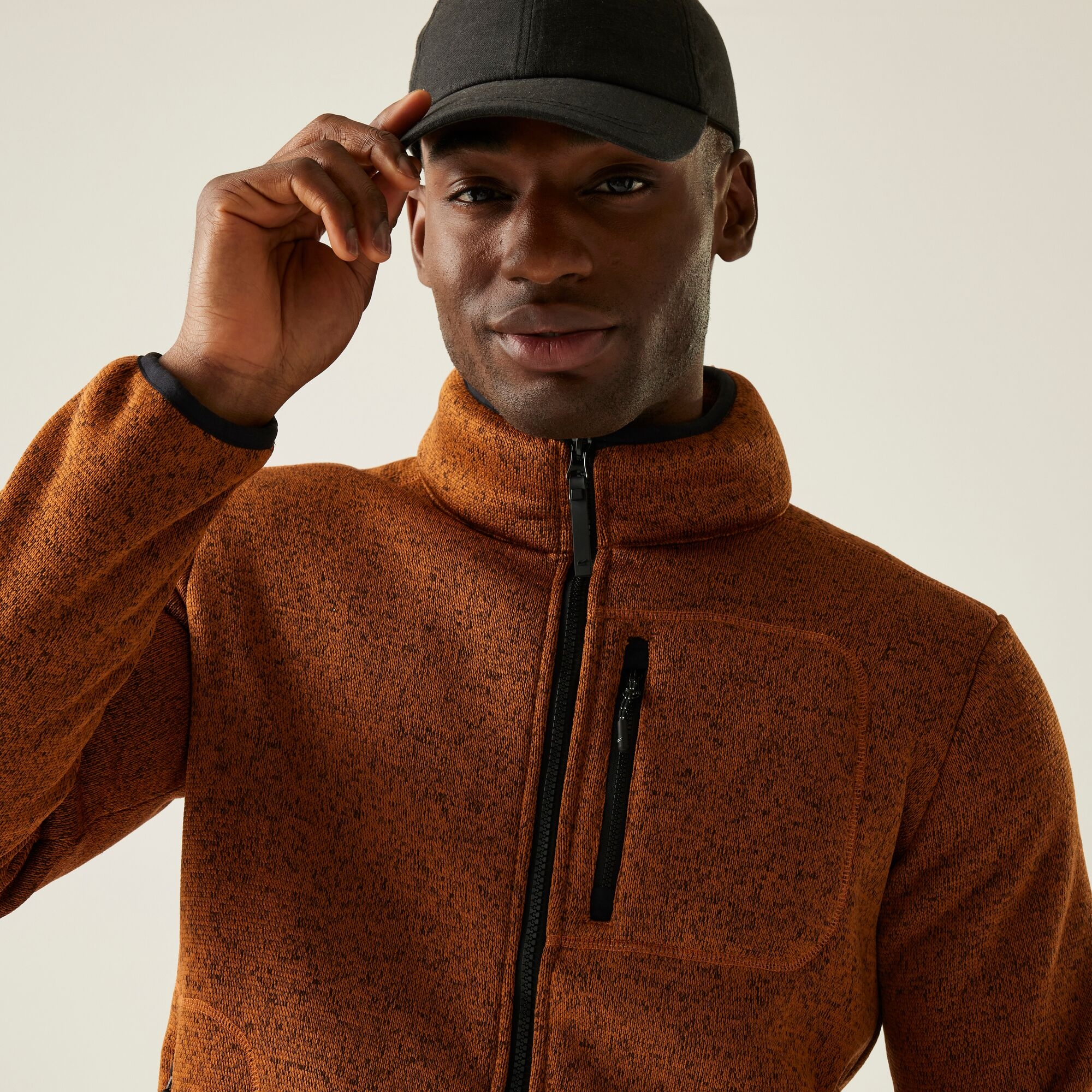 Regatta Polar męski rozsuwany Barlee Brązowy