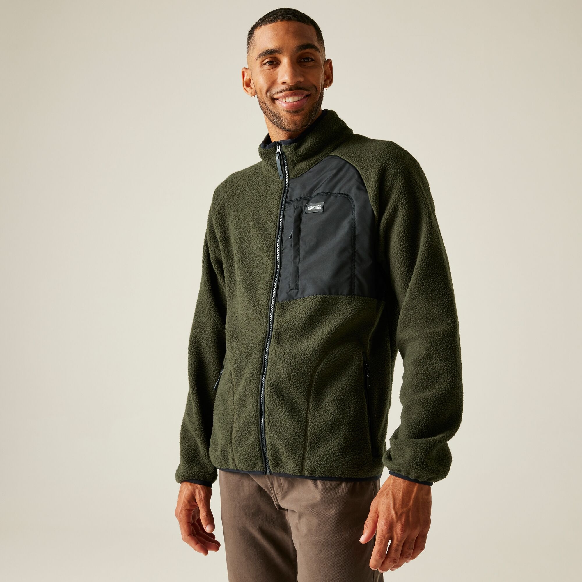 Regatta Frankie Borg Fleece Size: Xxl Men's Green