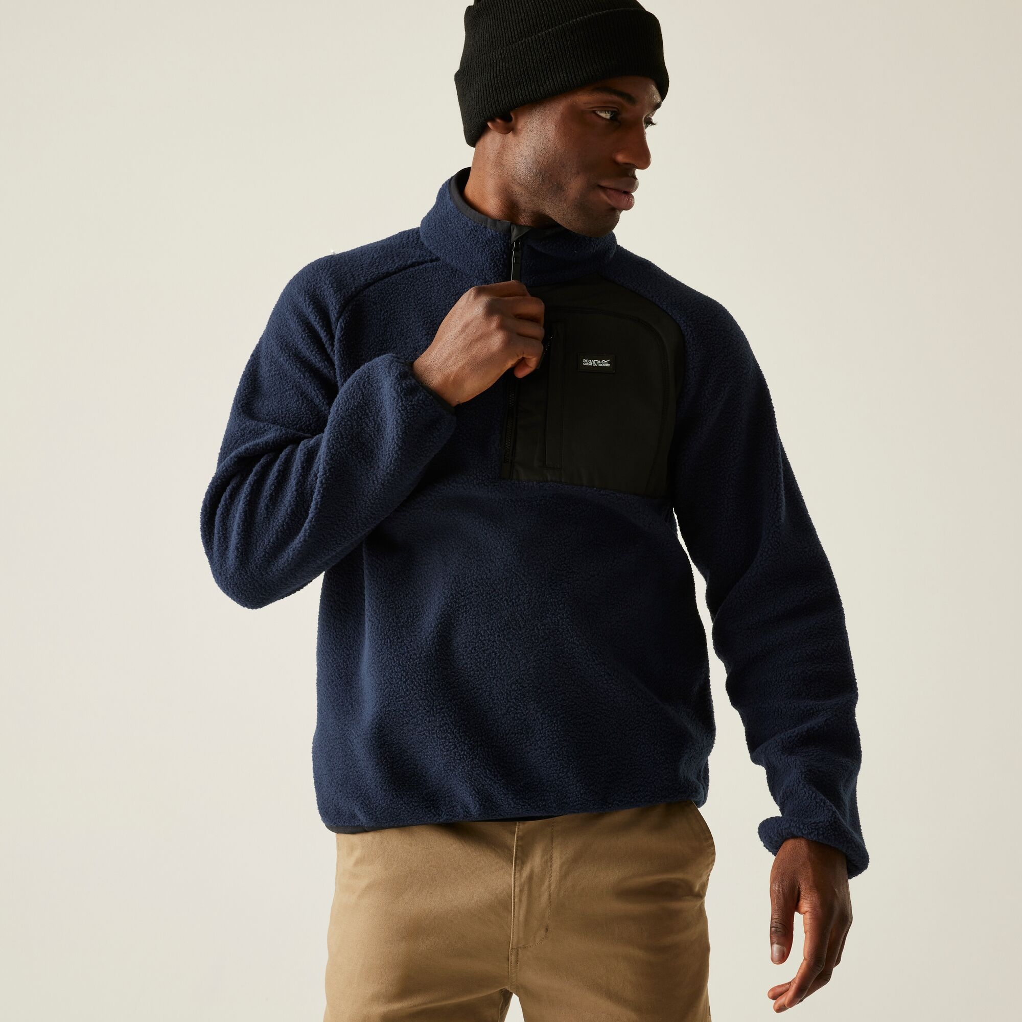 Regatta Frankie Borg Fleece Size: Xl Men's Blue