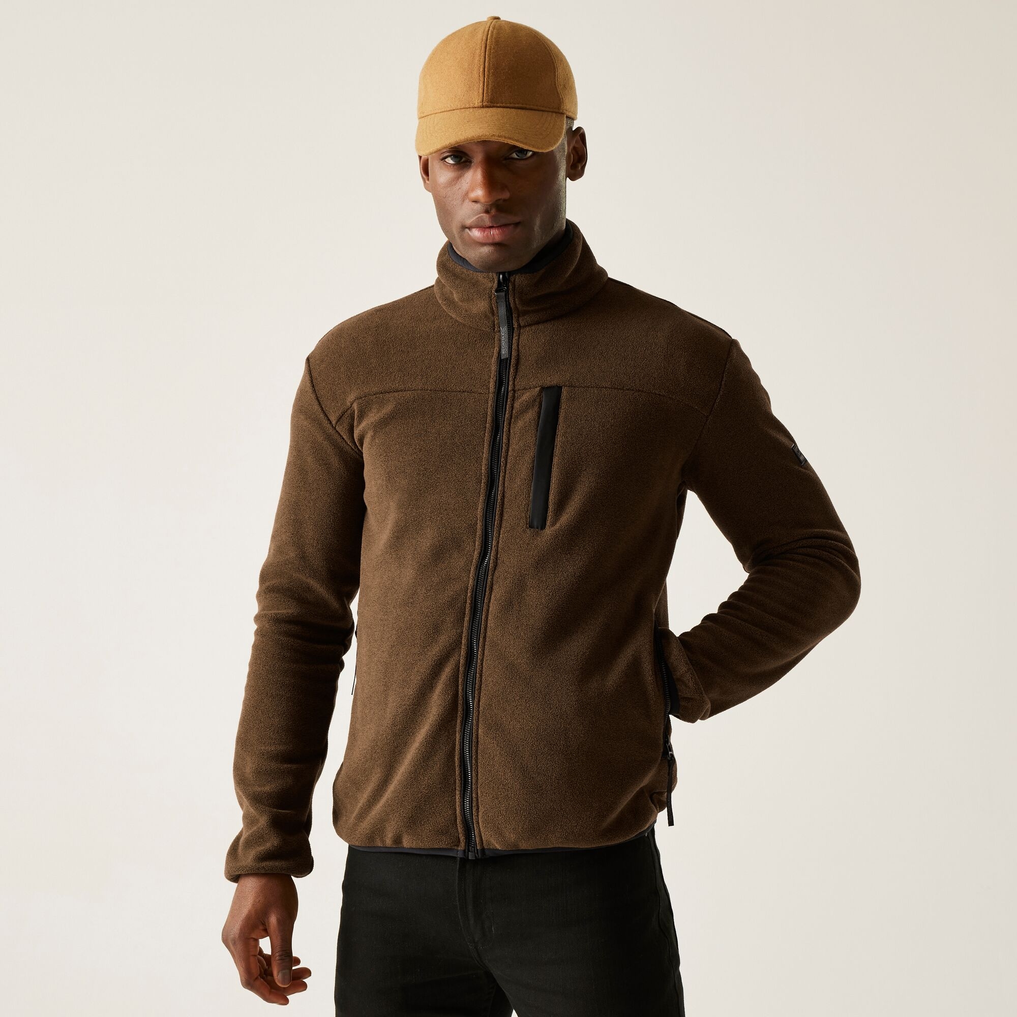 Regatta Polar męski rozsuwany Aidey Brązowy