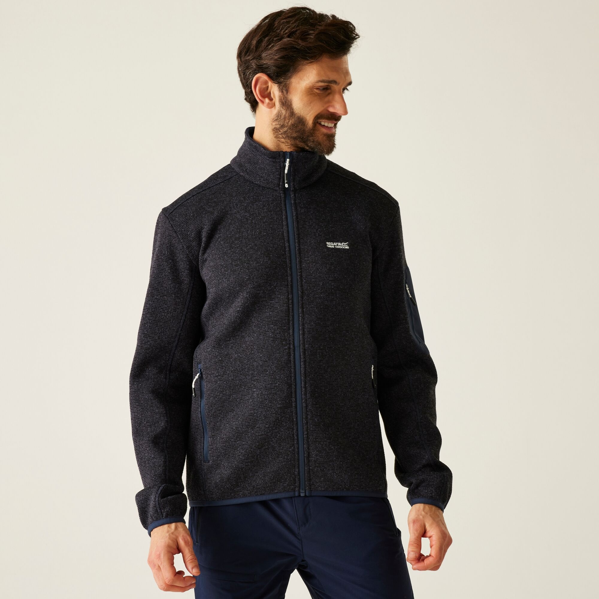 Regatta Polar męski rozsuwany Newhill Niebieski