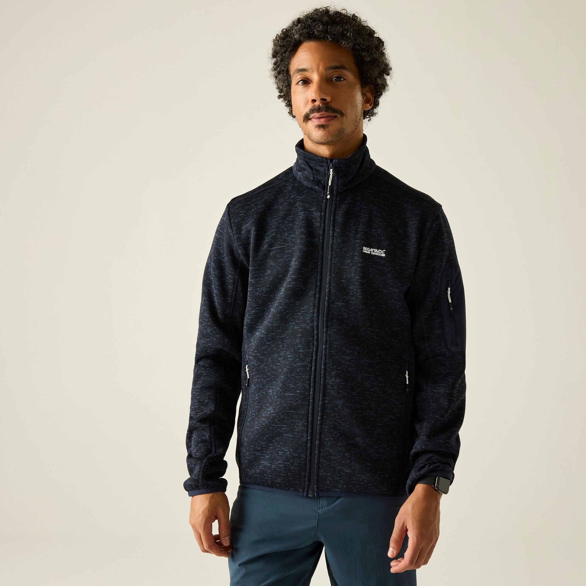 Regatta Polar męski rozsuwany Newhill Niebieski