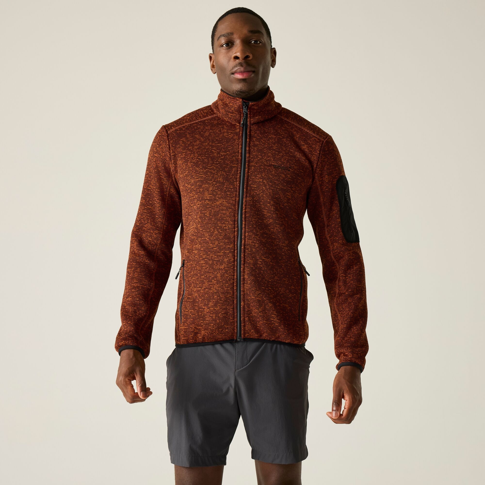 Regatta   Polar męski rozsuwany Newhill Czerwony