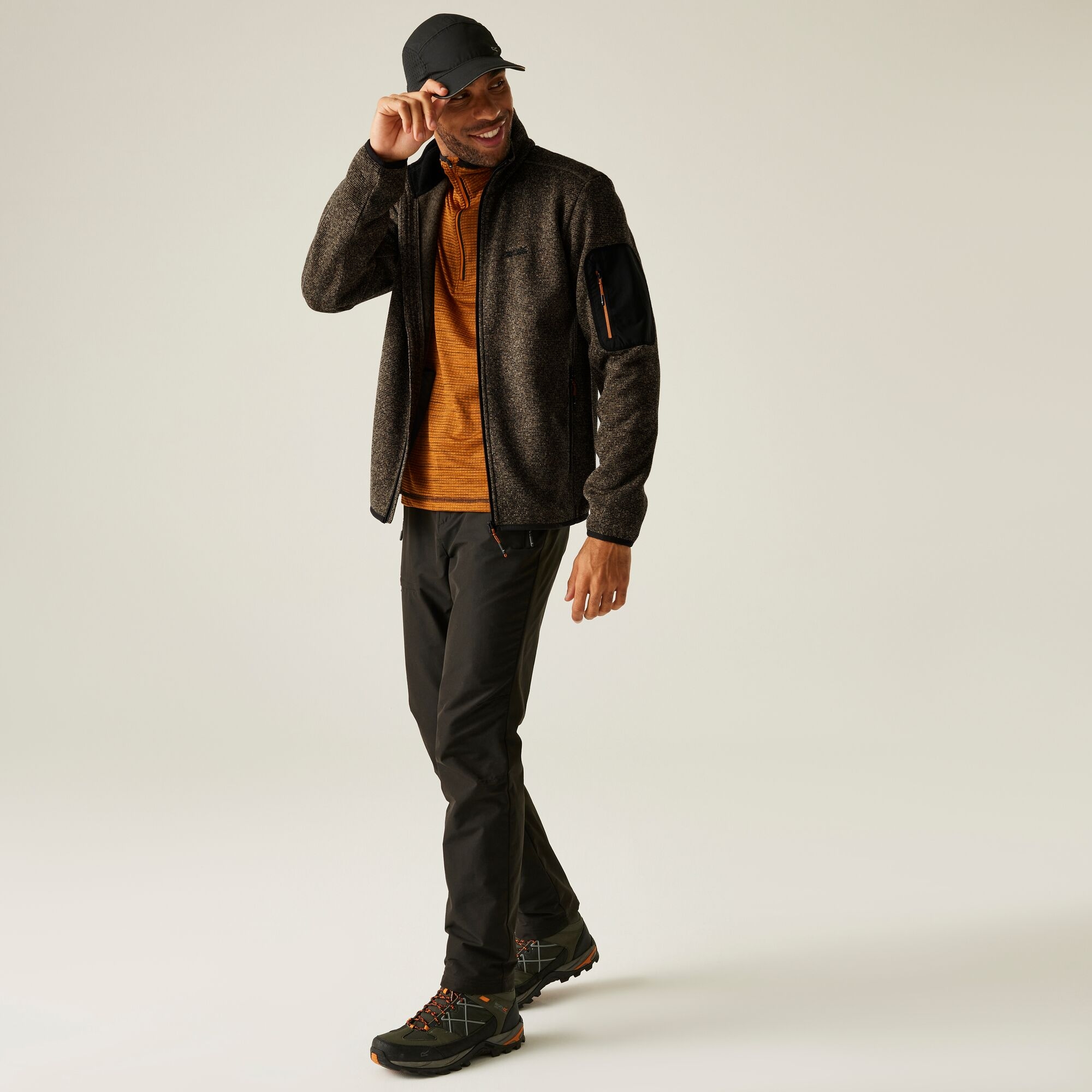 Regatta Polar męski rozsuwany Newhill Zielony