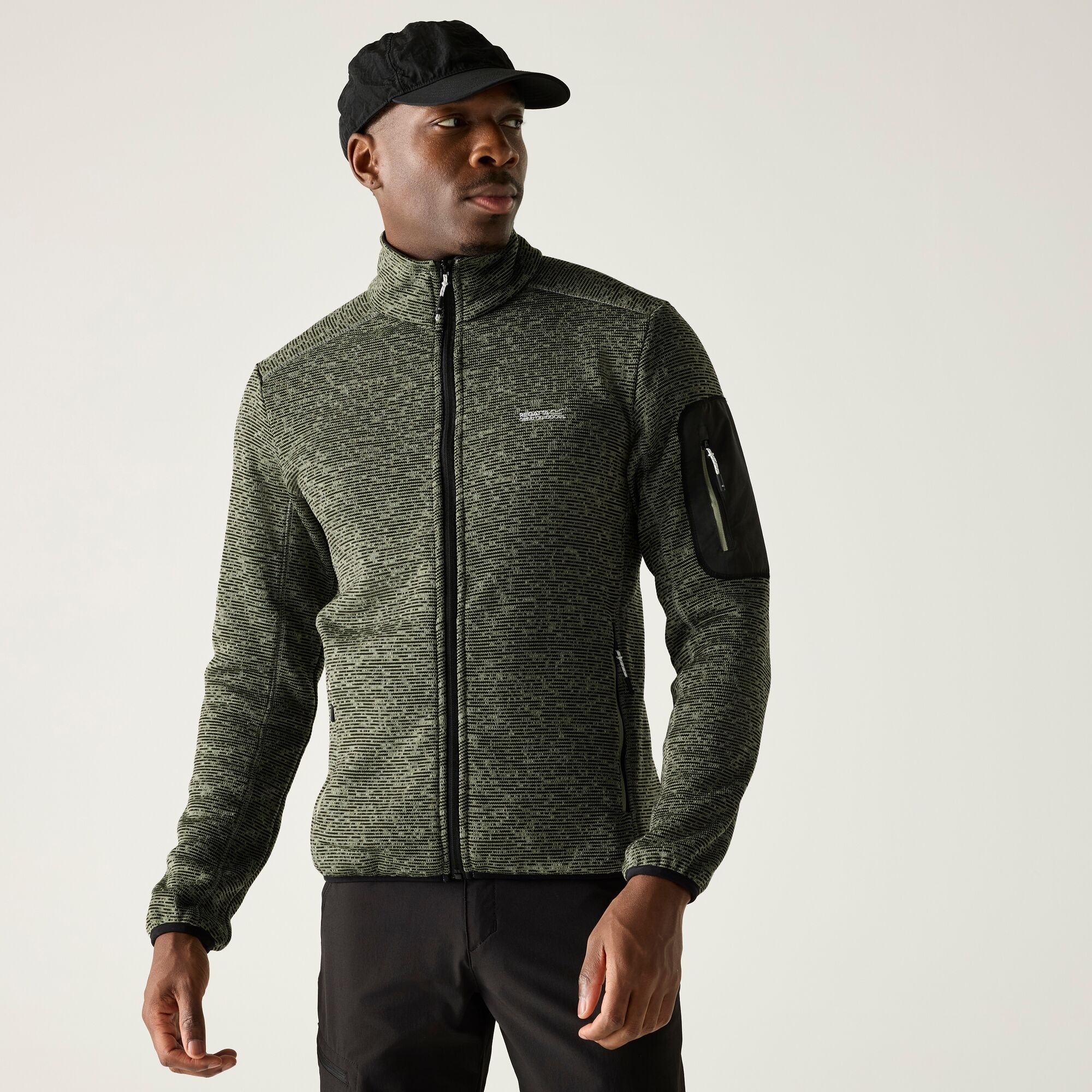 Regatta Polar męski rozsuwany Newhill Zielony