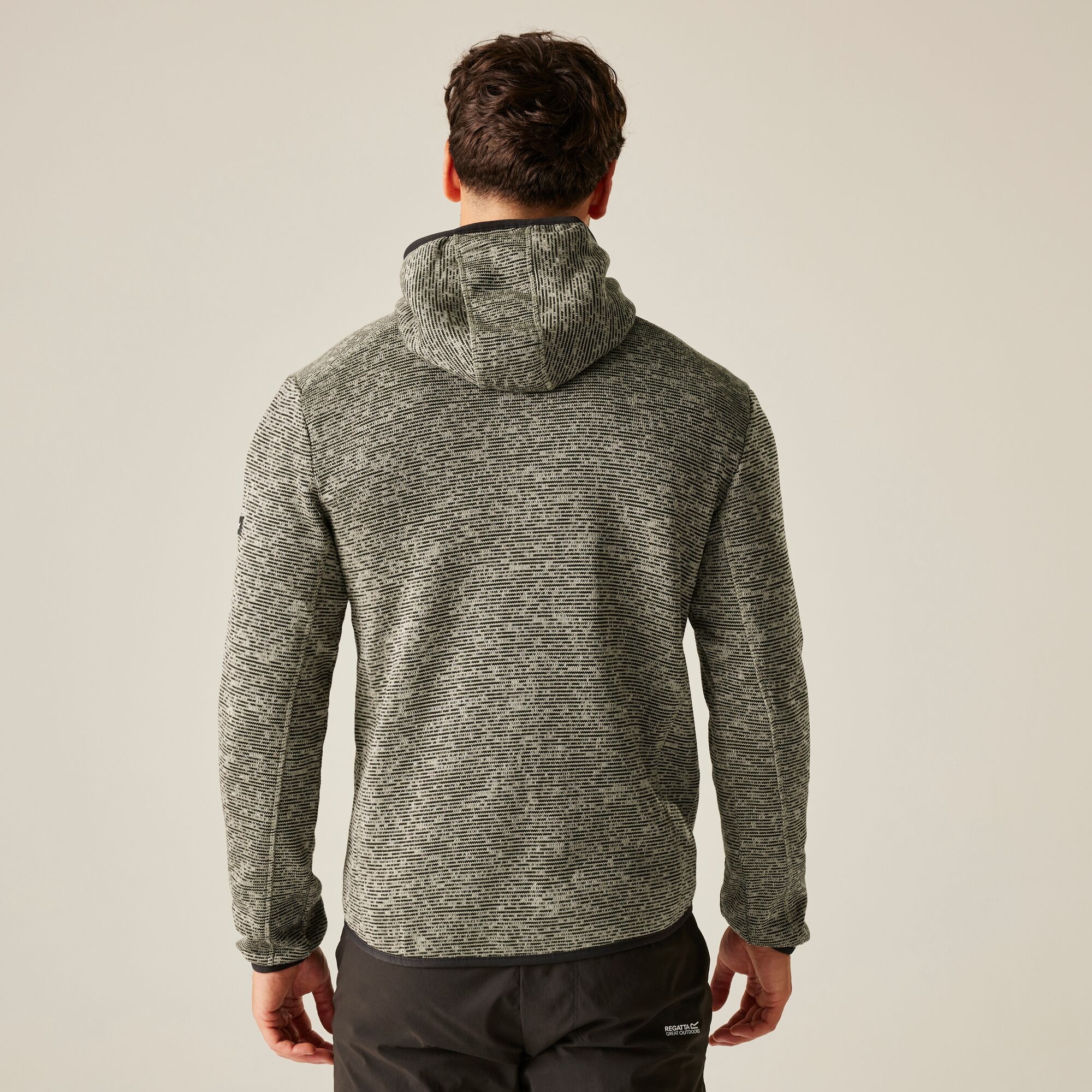Regatta Men's Hooded Newhill Fleece - White Small - Image 3