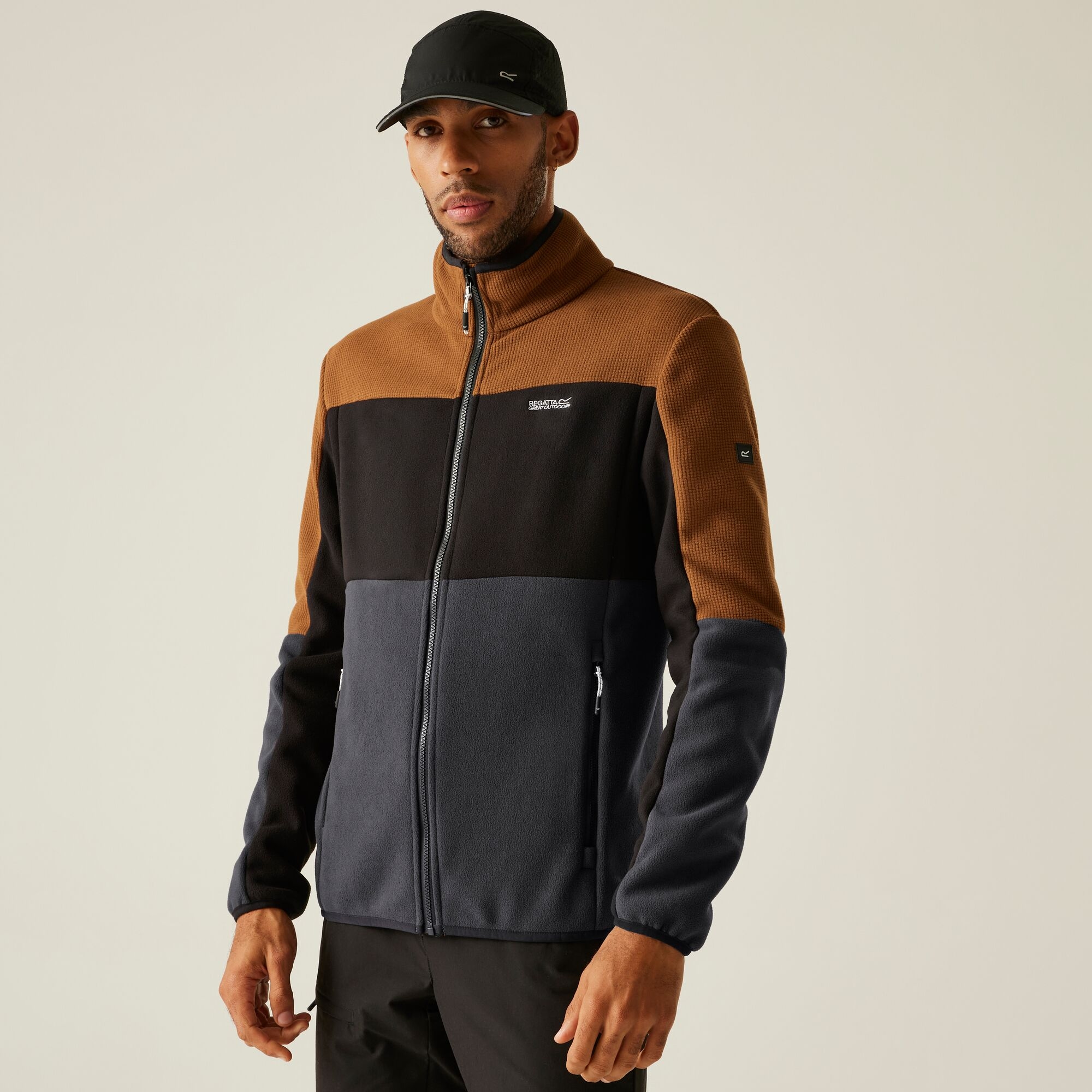 Regatta Polar męski rozsuwany Ormont Brązowy