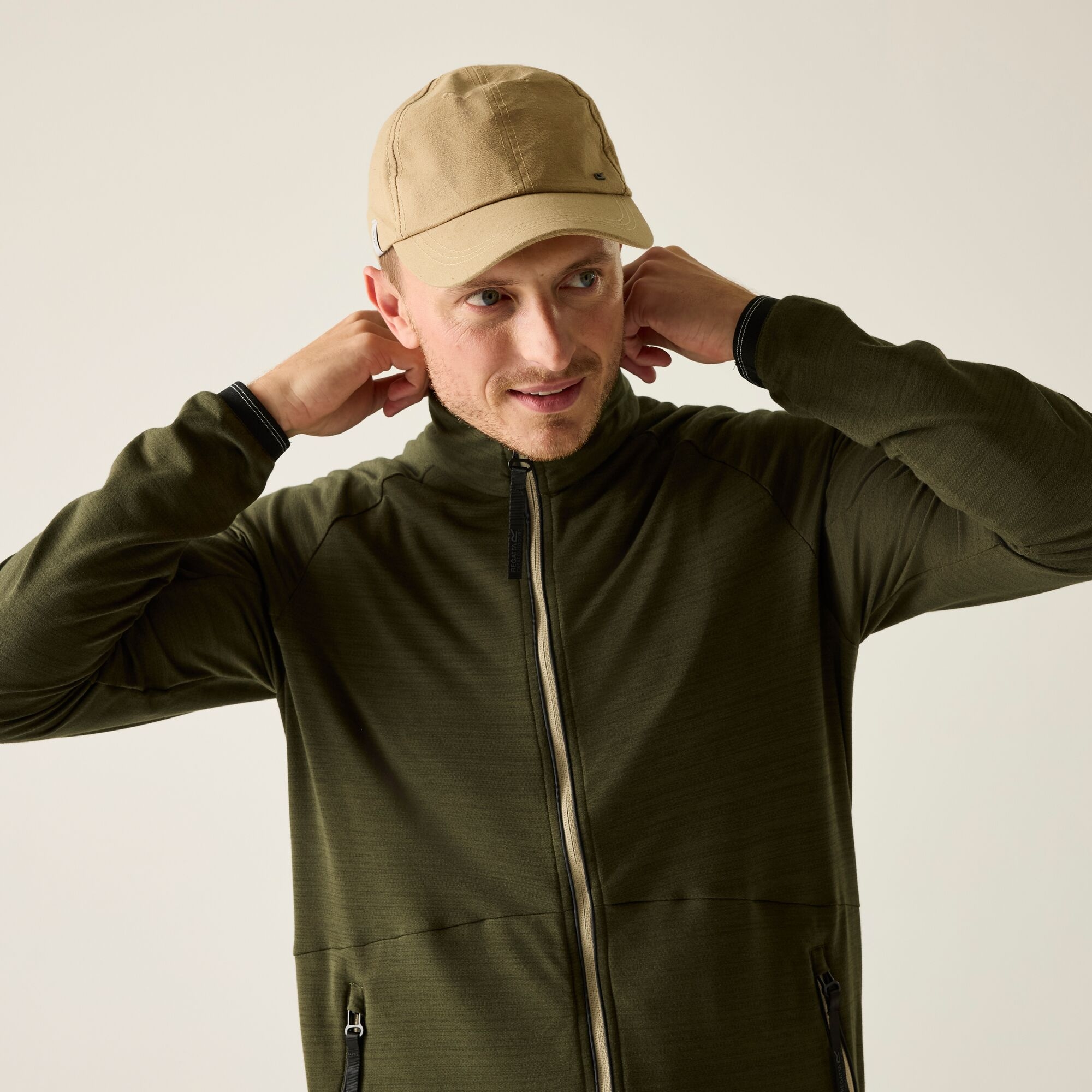 Regatta Polar męski rozsuwany Malton Zielony