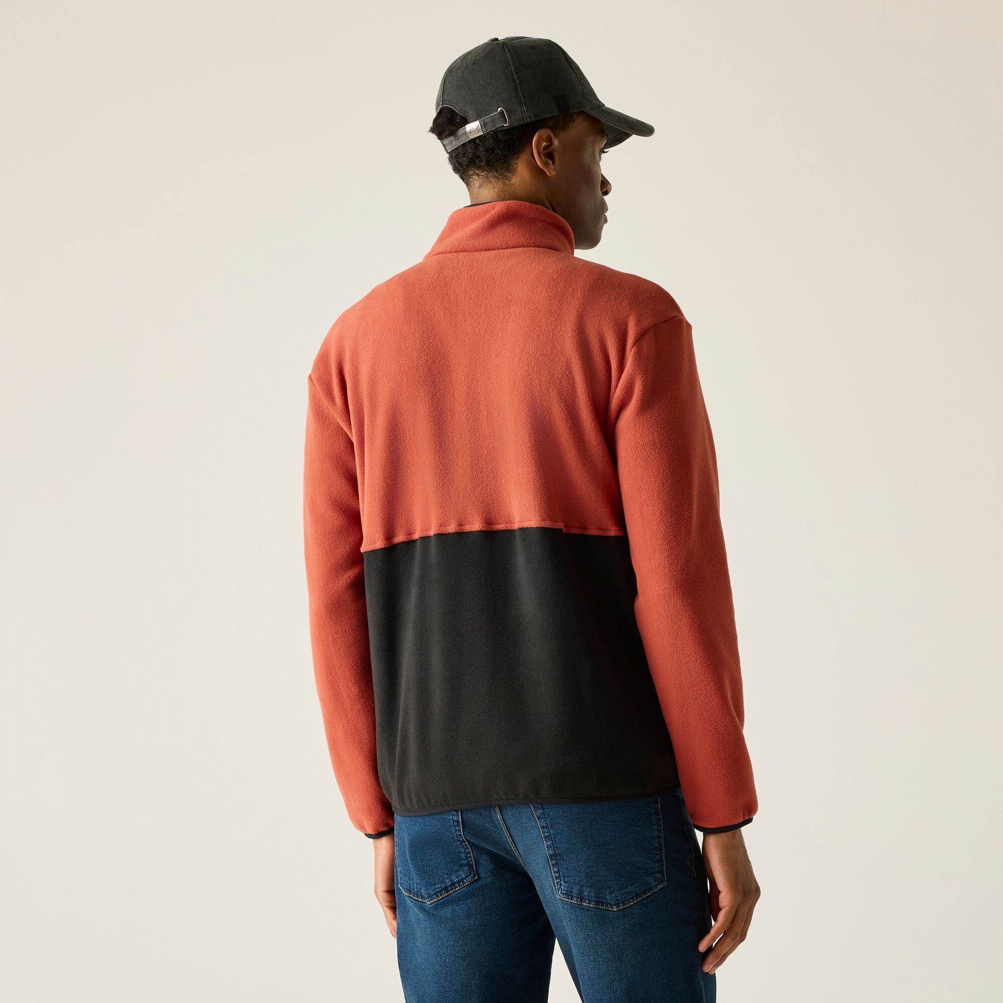 Regatta Polar męski rozsuwany Frankie Colour Block Czerwony