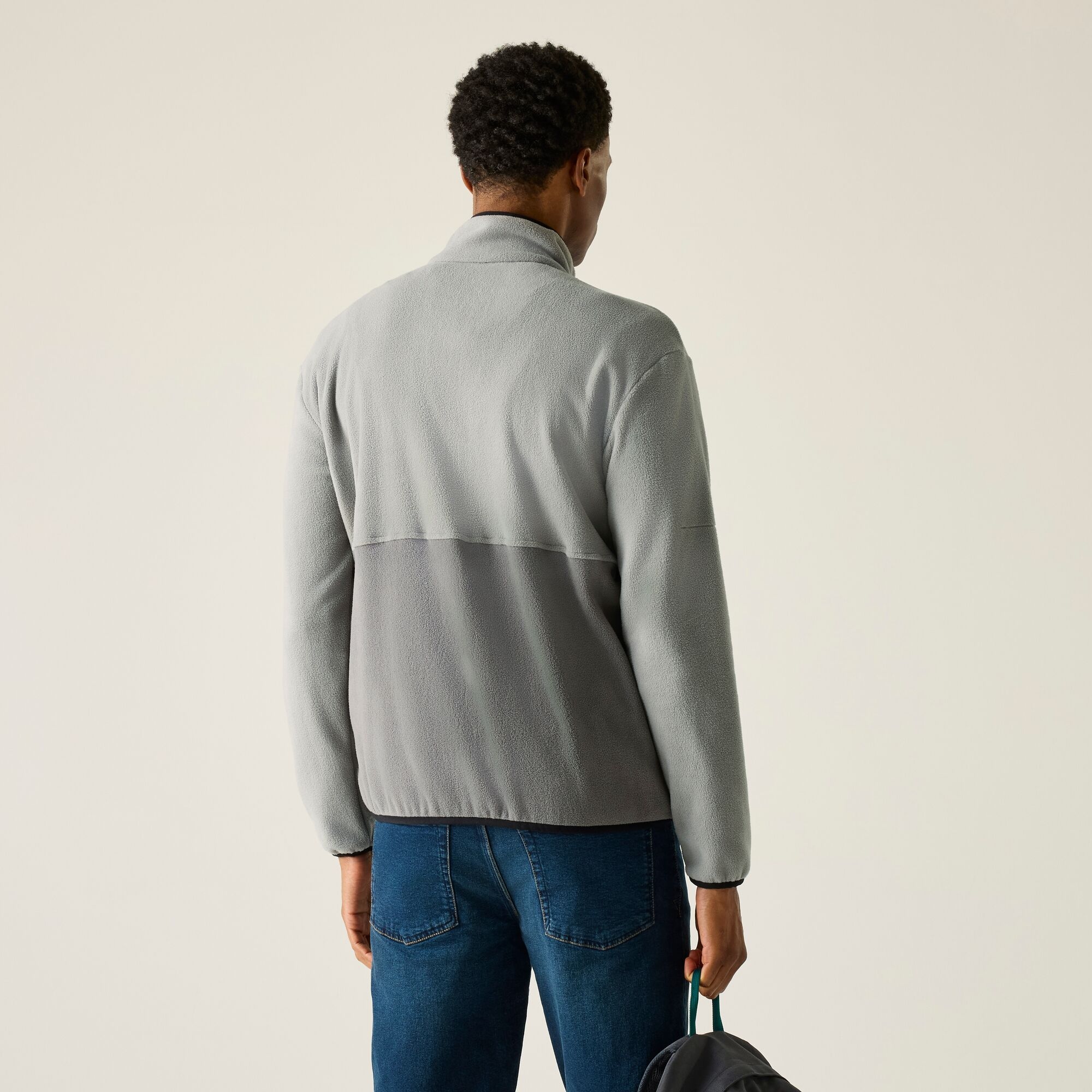 Regatta Polar męski rozsuwany Frankie Colour Block Szary