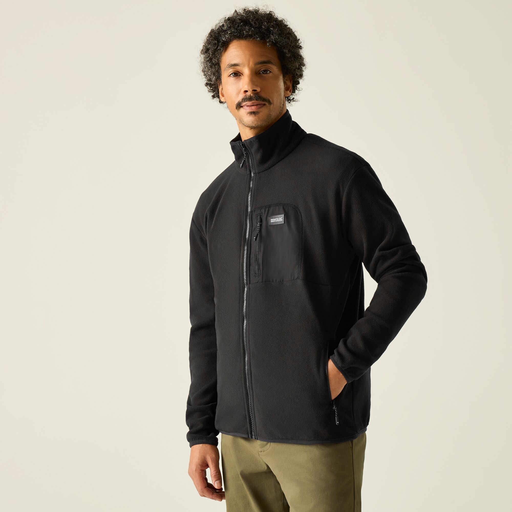 Regatta Frankie Fleece Size: Xl Men's Black