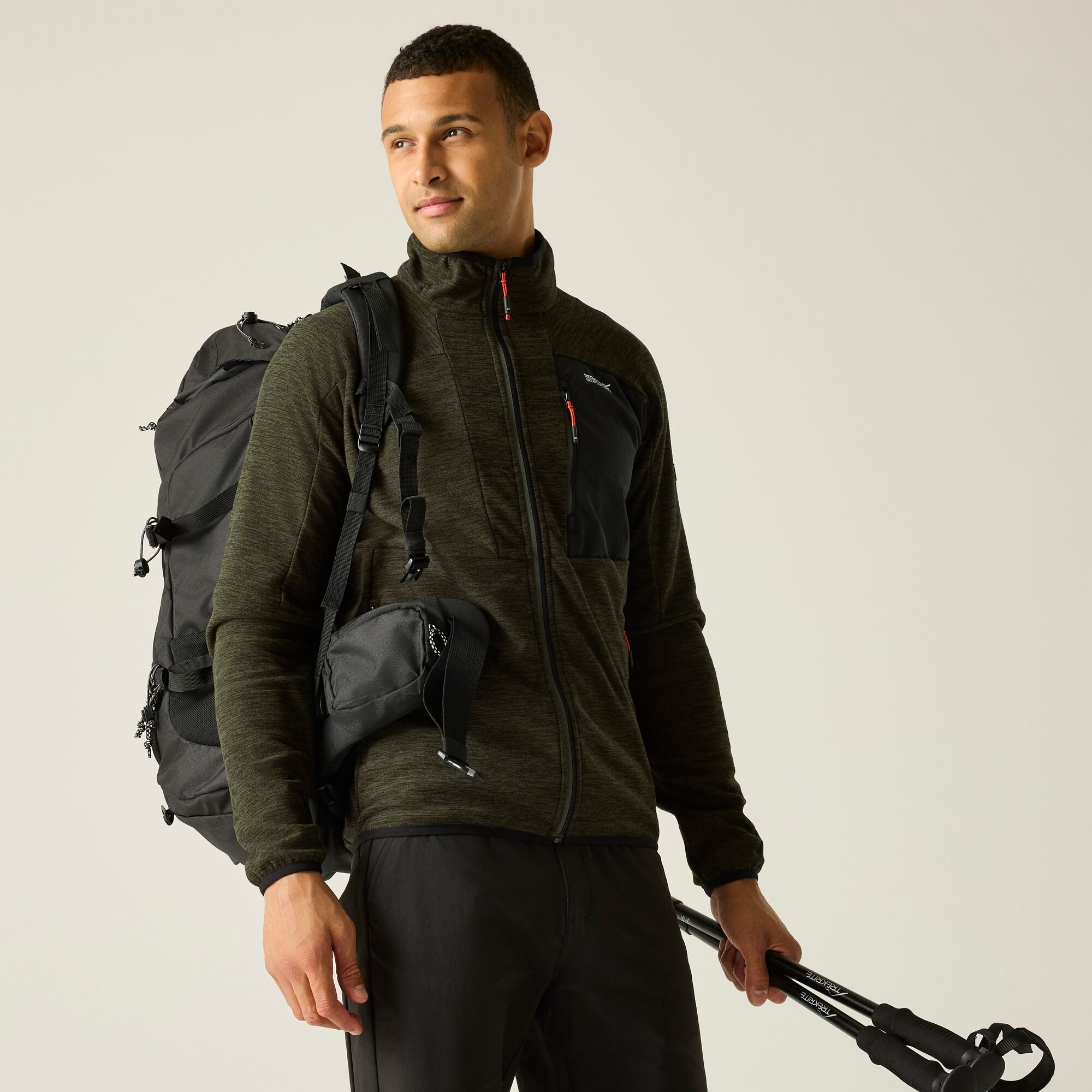 Regatta Polar męski rozsuwany Scaris Zielony