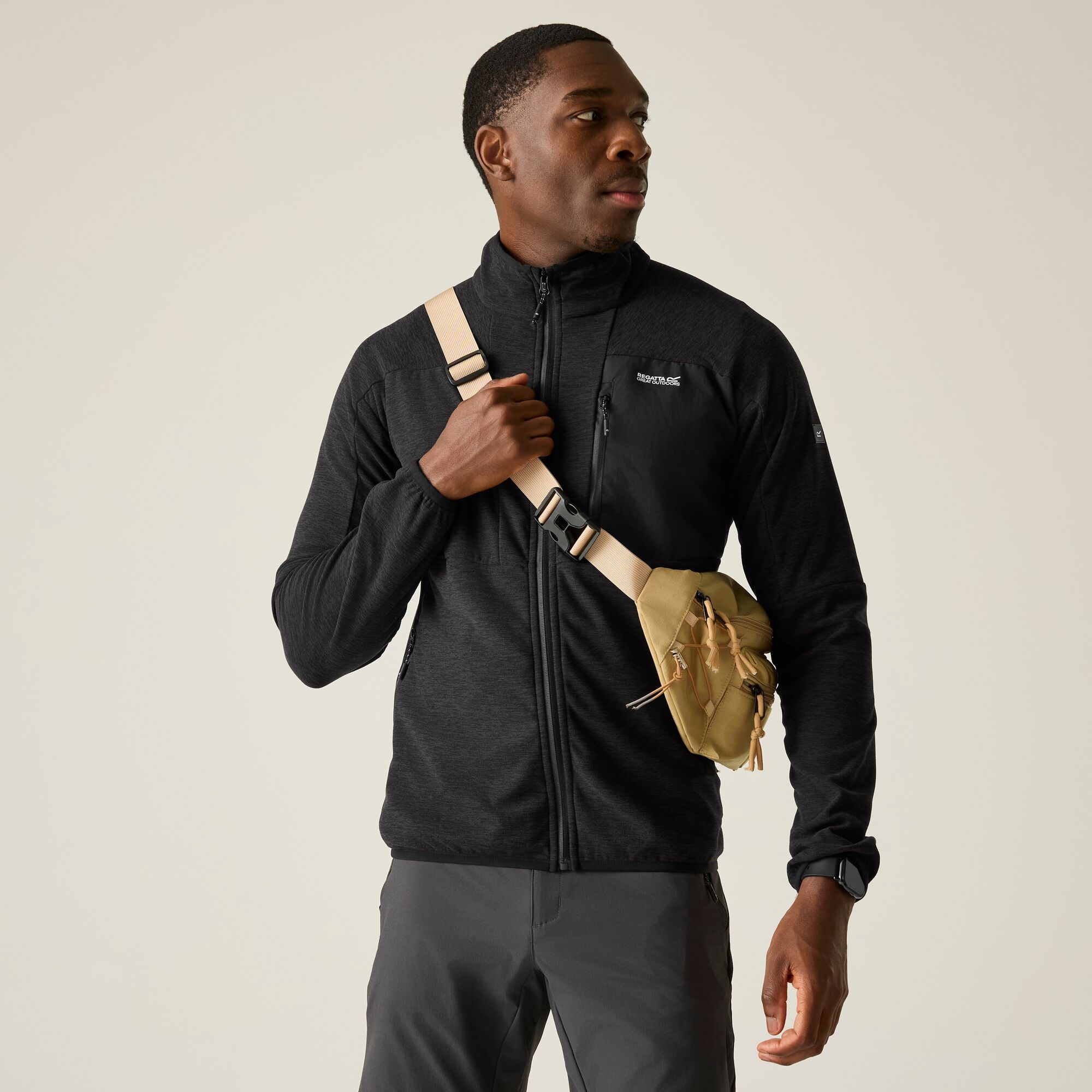 Regatta Men's Scaris Fleece - Grey Large