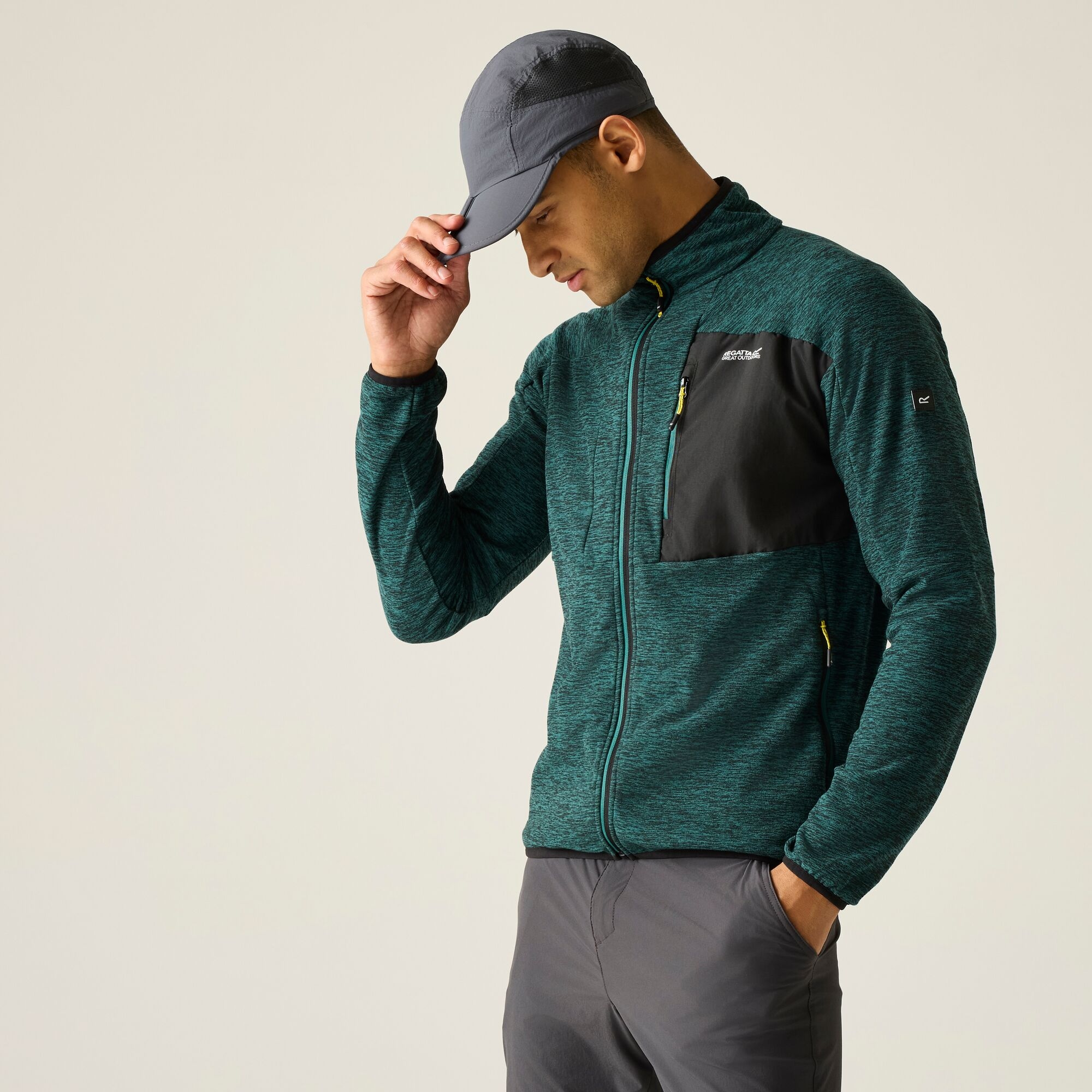 Regatta   Polar męski rozsuwany Scaris Zielony