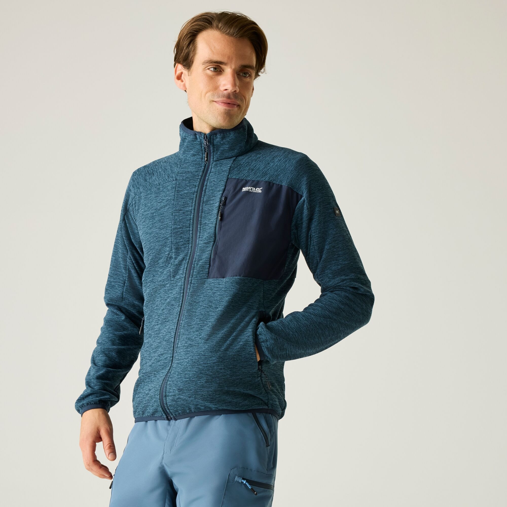 Regatta Men's Scaris Fleece - Blue Small