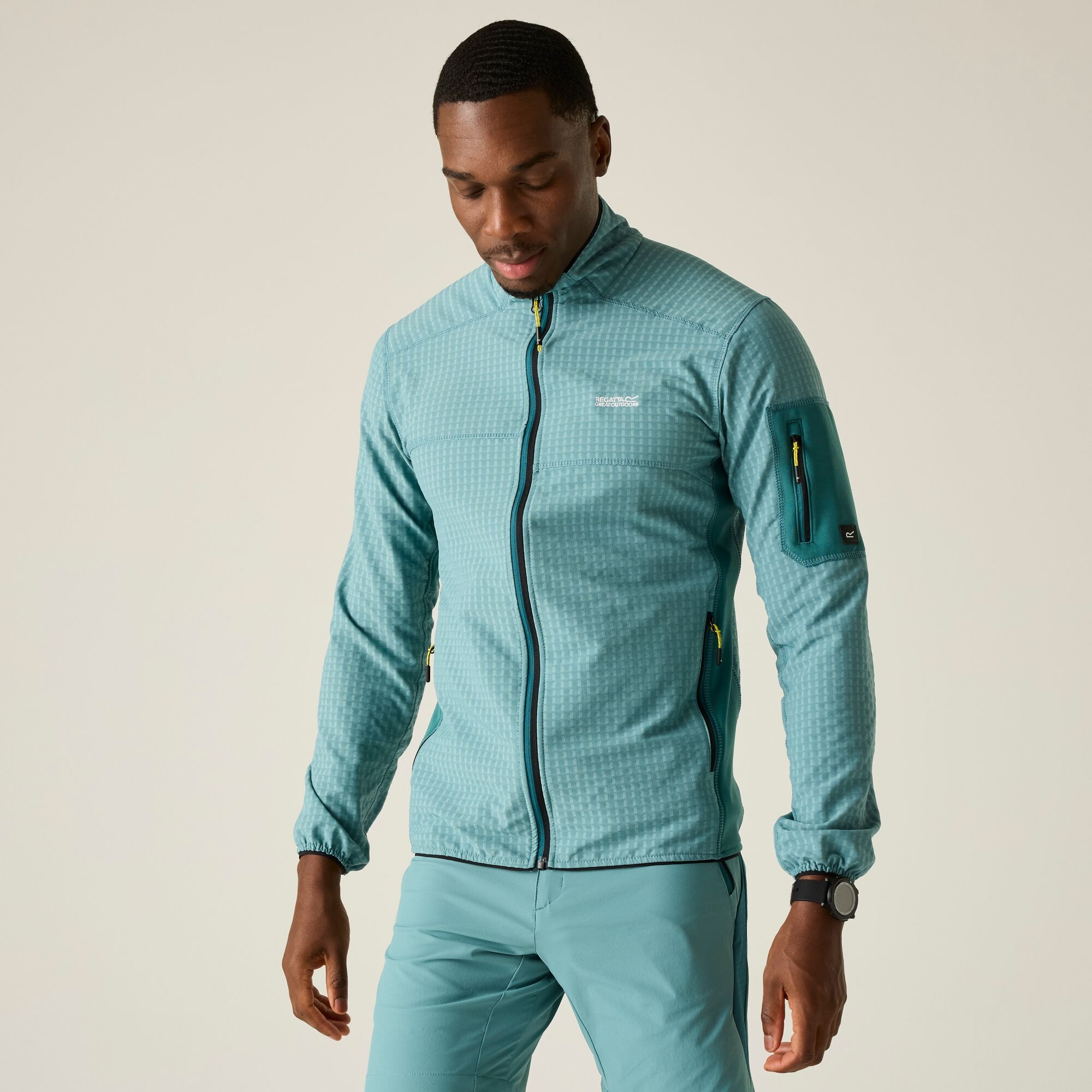 Regatta   Polar męski rozsuwany Baslinn Zielony