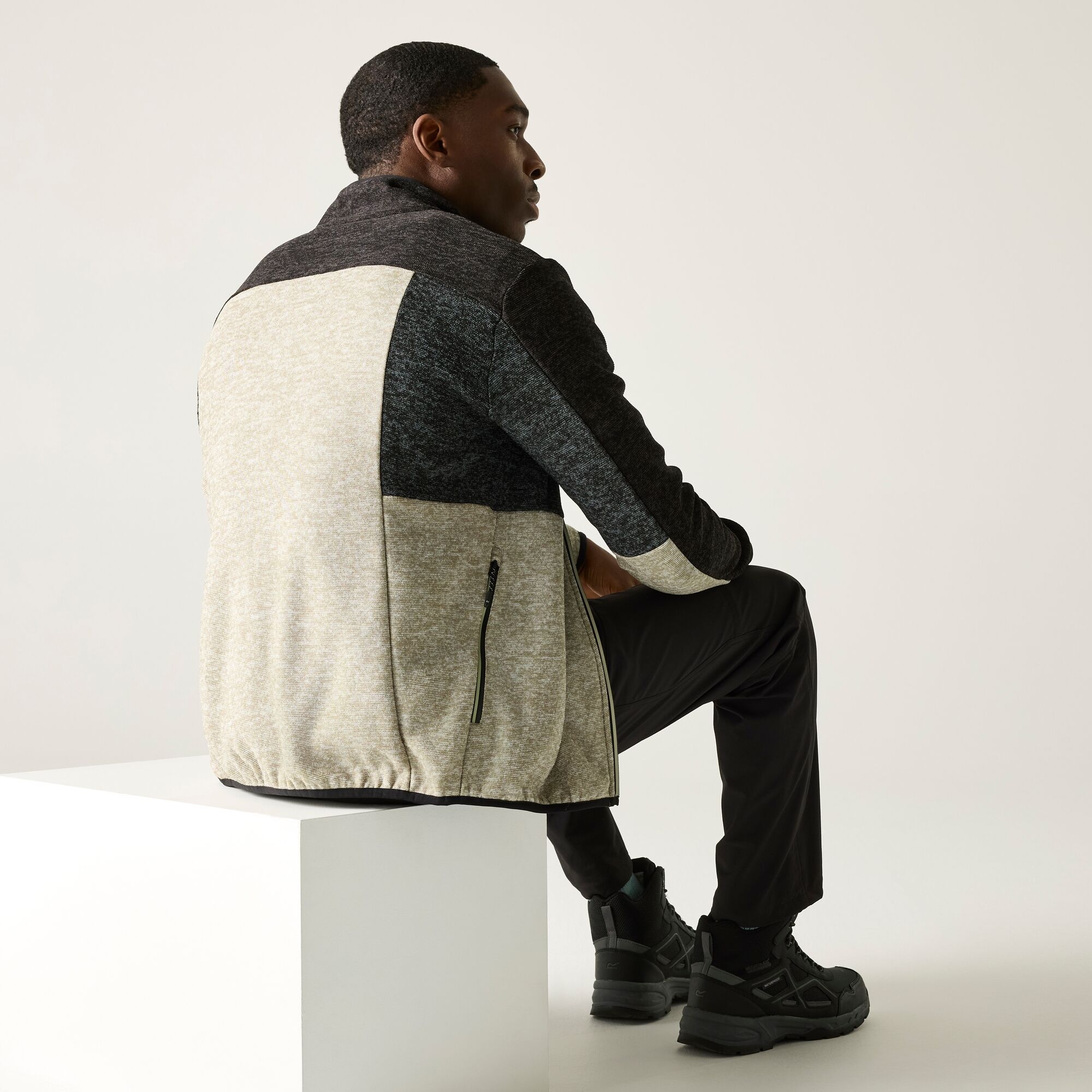 Regatta   Polar męski rozsuwany Elram Szary