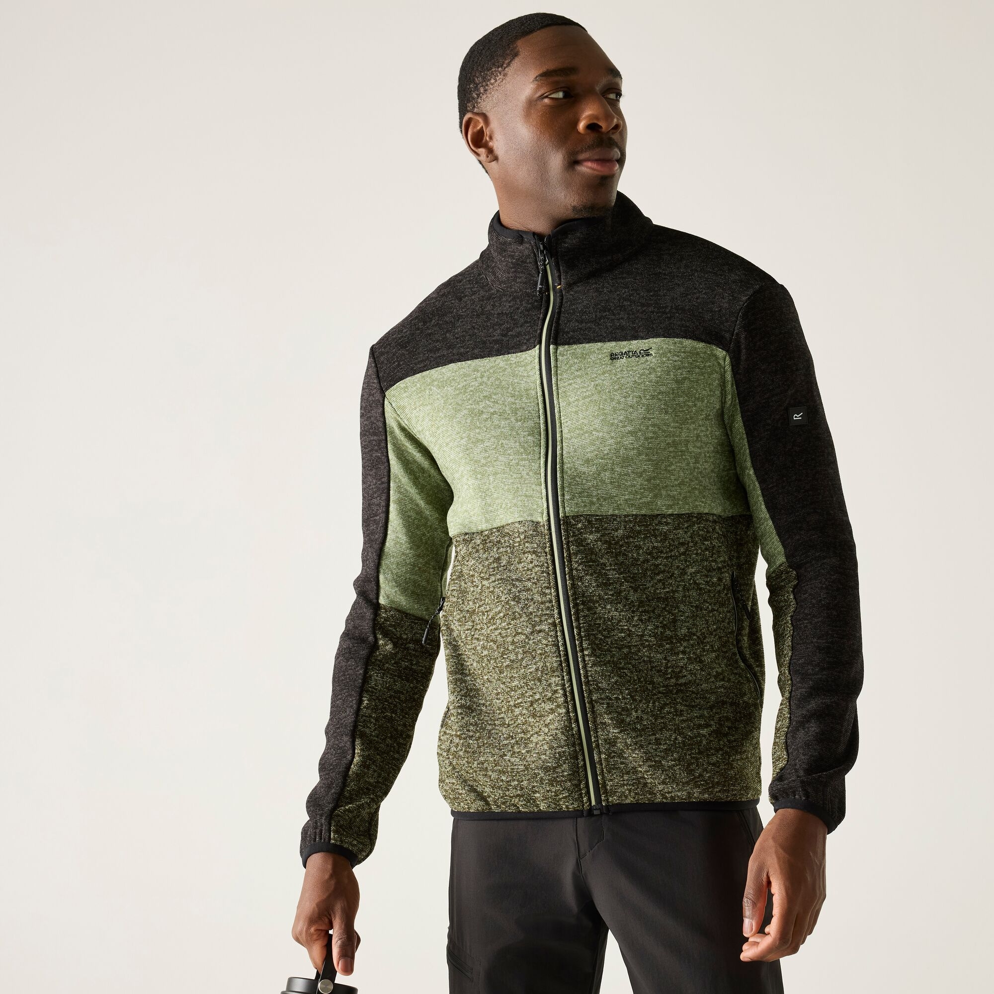 Regatta   Polar męski rozsuwany Elram Zielony