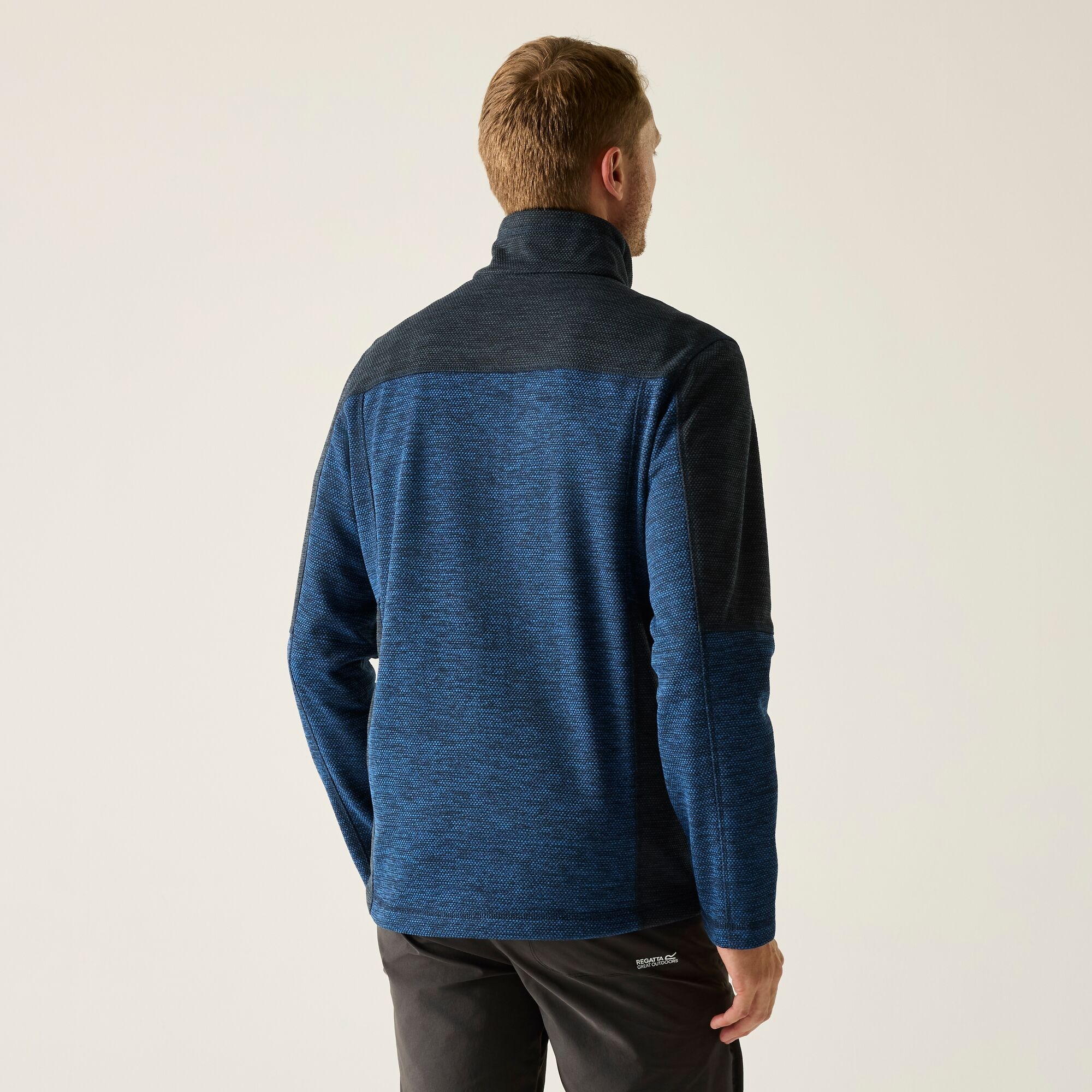 Regatta Herren Navy – Wasserdichtes Midlayer-Oberteil Aus Fleece In Olympian Blue Mit Durchgehendem Reißverschluss - Bild 3