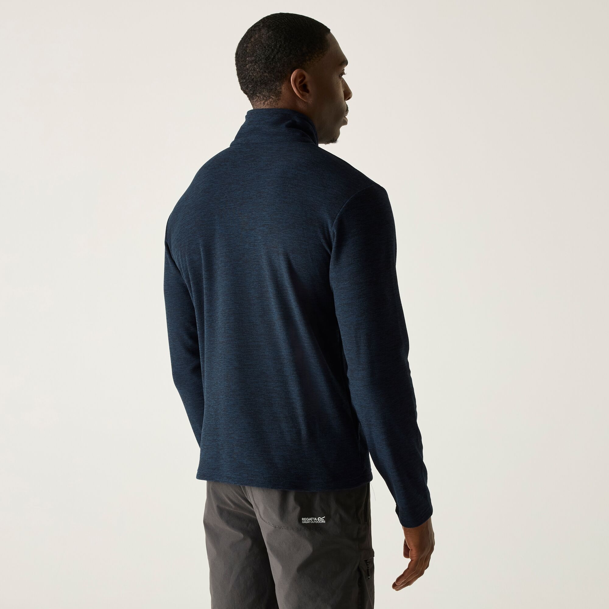 Regatta Polar męski z suwakiem 1/2 Thompson Marl Niebieski