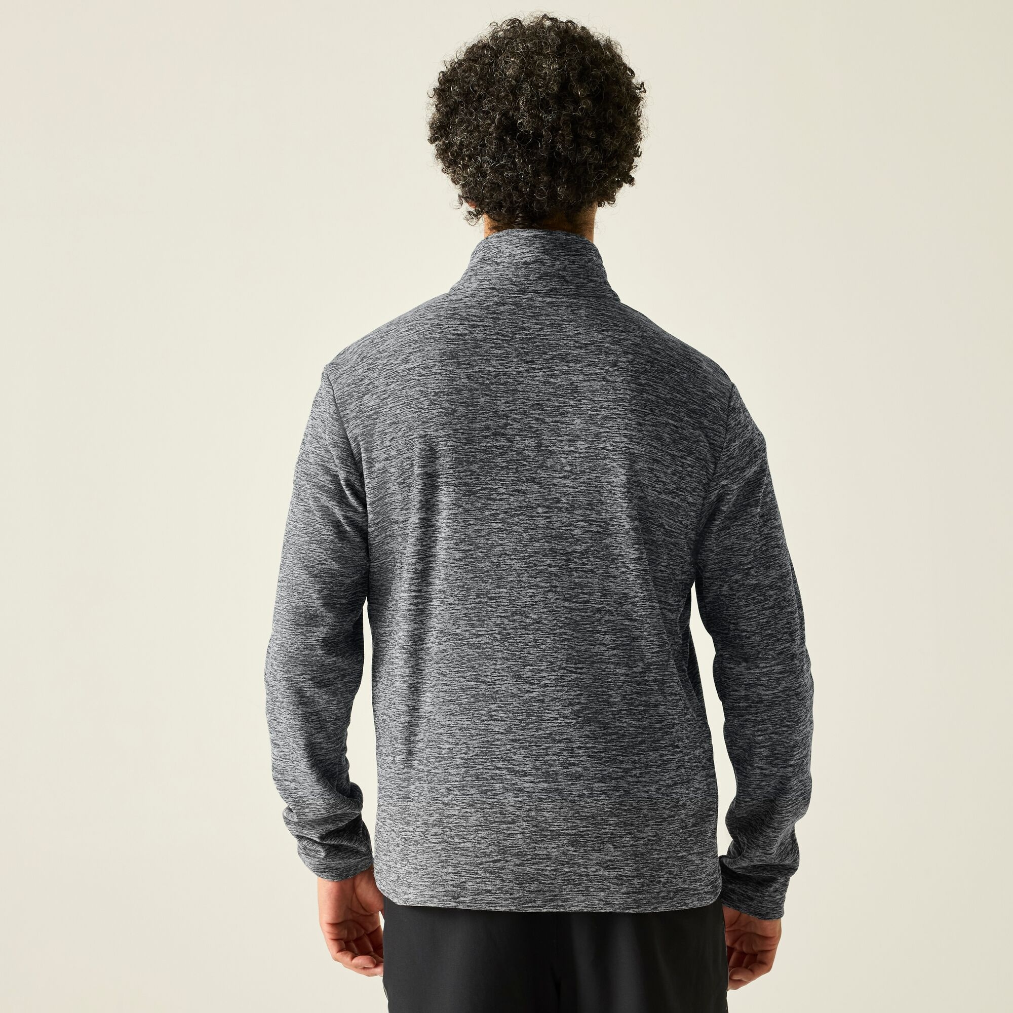 Regatta   Polar męski z suwakiem 1/2 Thompson Marl Szary