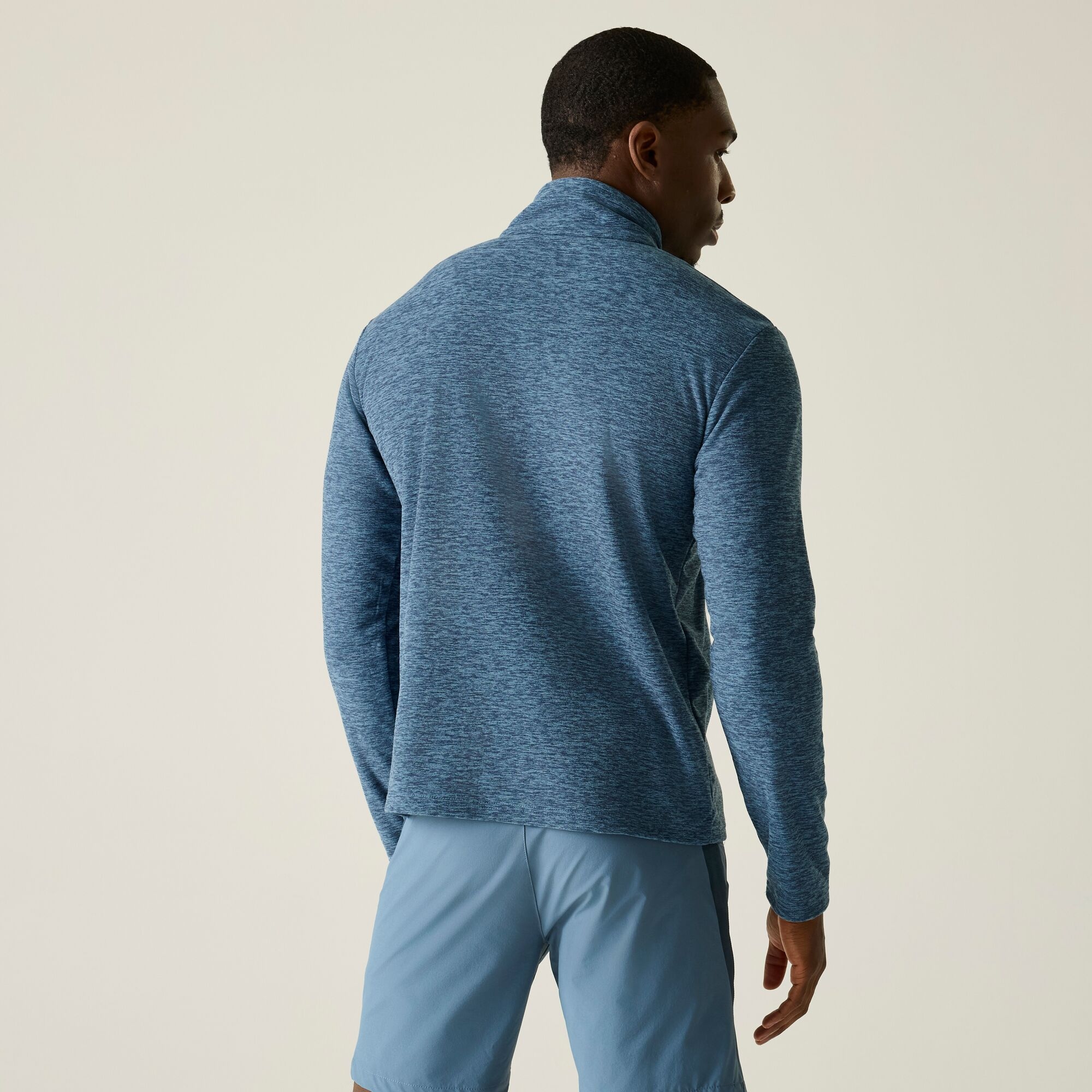 Regatta Polar męski z suwakiem 1/2 Thompson Marl Niebieski