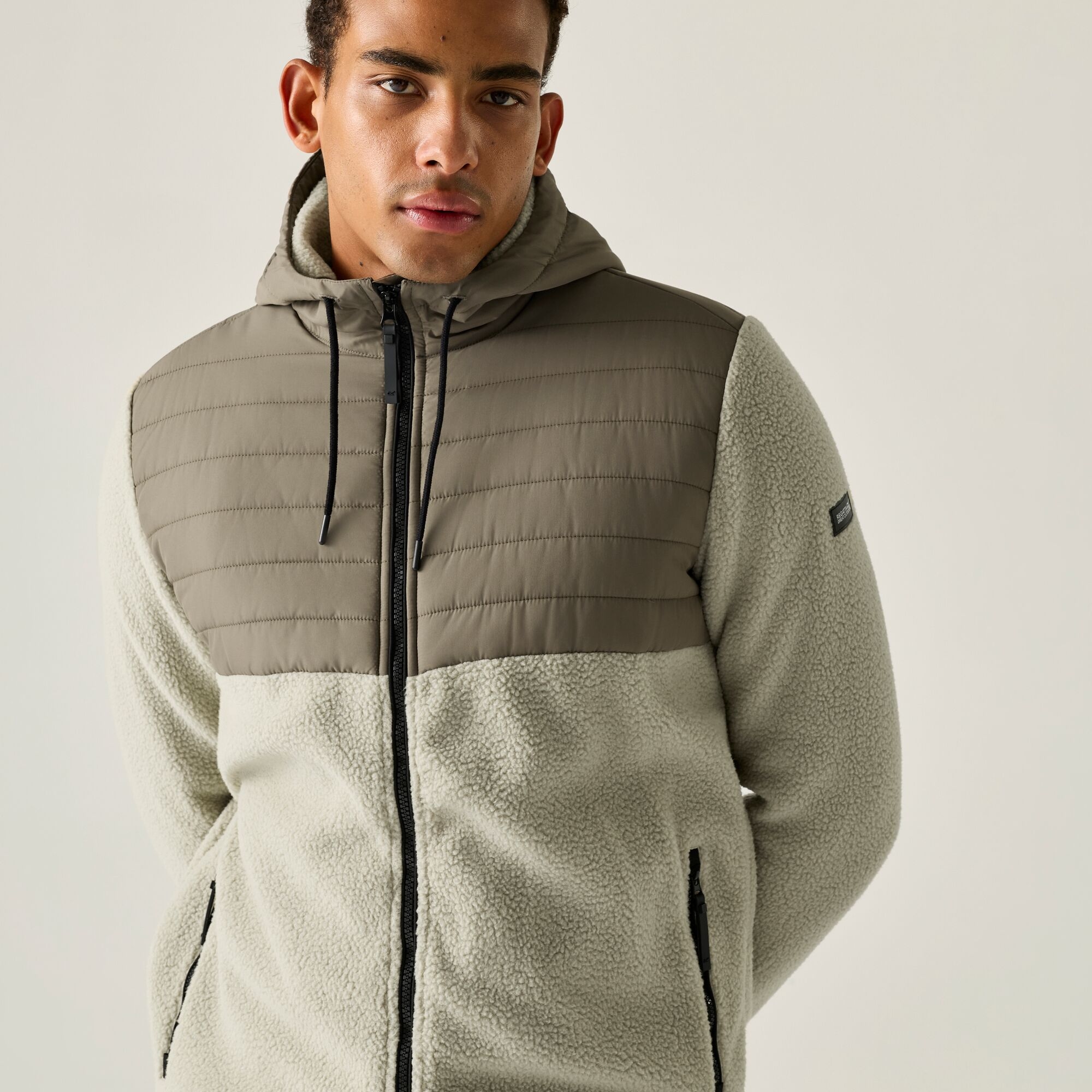 Regatta Men's Beige Hybrid Fleece Frankie Borg - Image 4