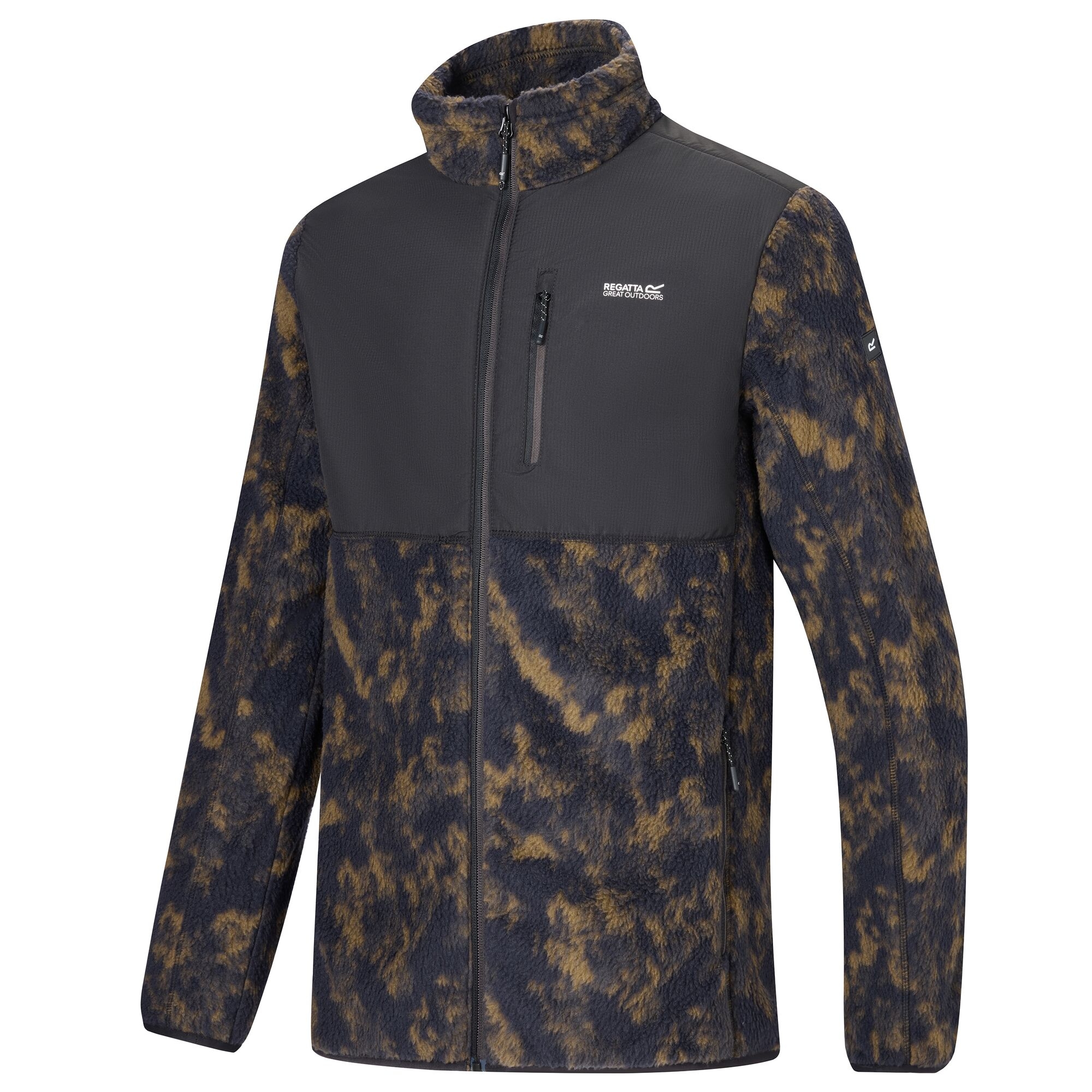 Men's Morran Water Resistant Full Zip Fleece - Textured Print