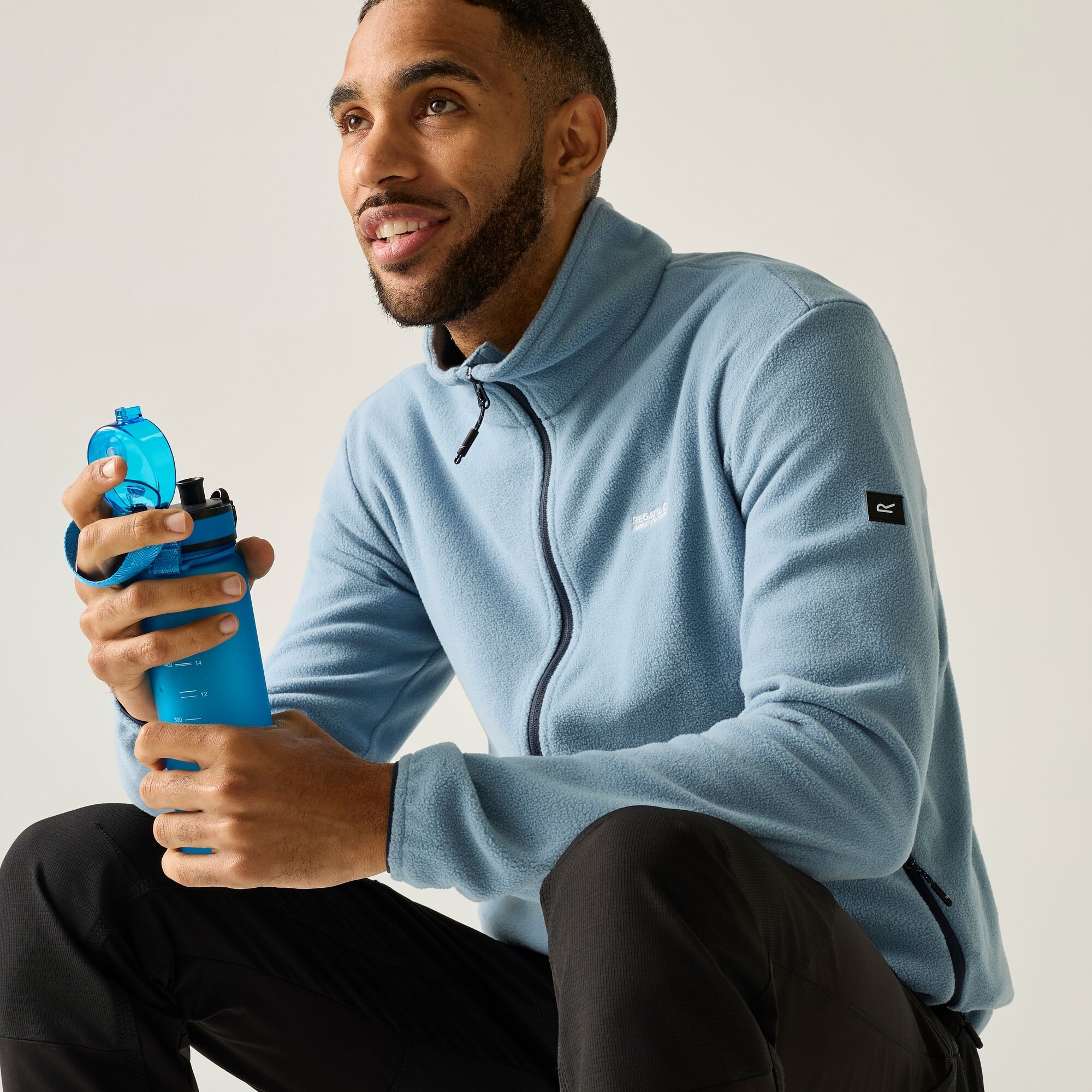 Regatta Men's Harrow Fleece - Blue Small