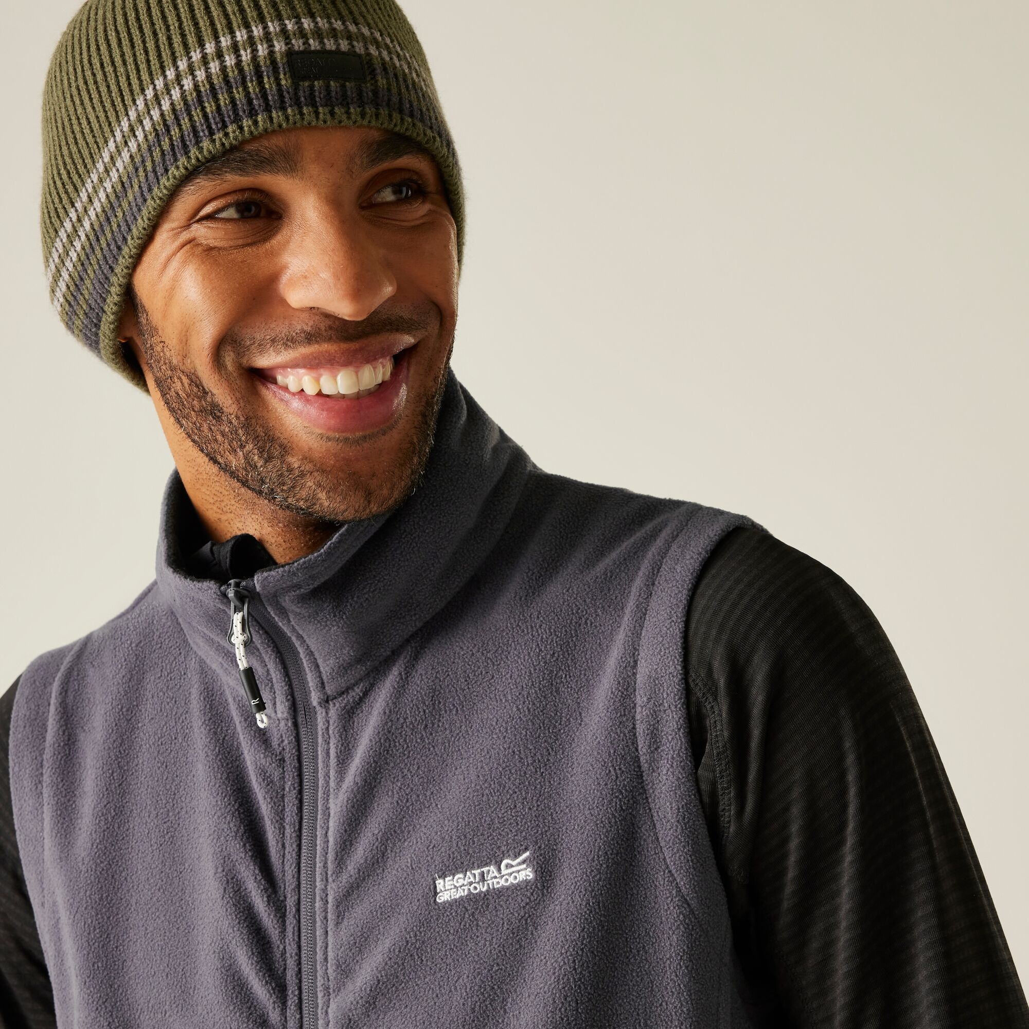 Regatta Kamizelka męska polarowa Tobias Szary