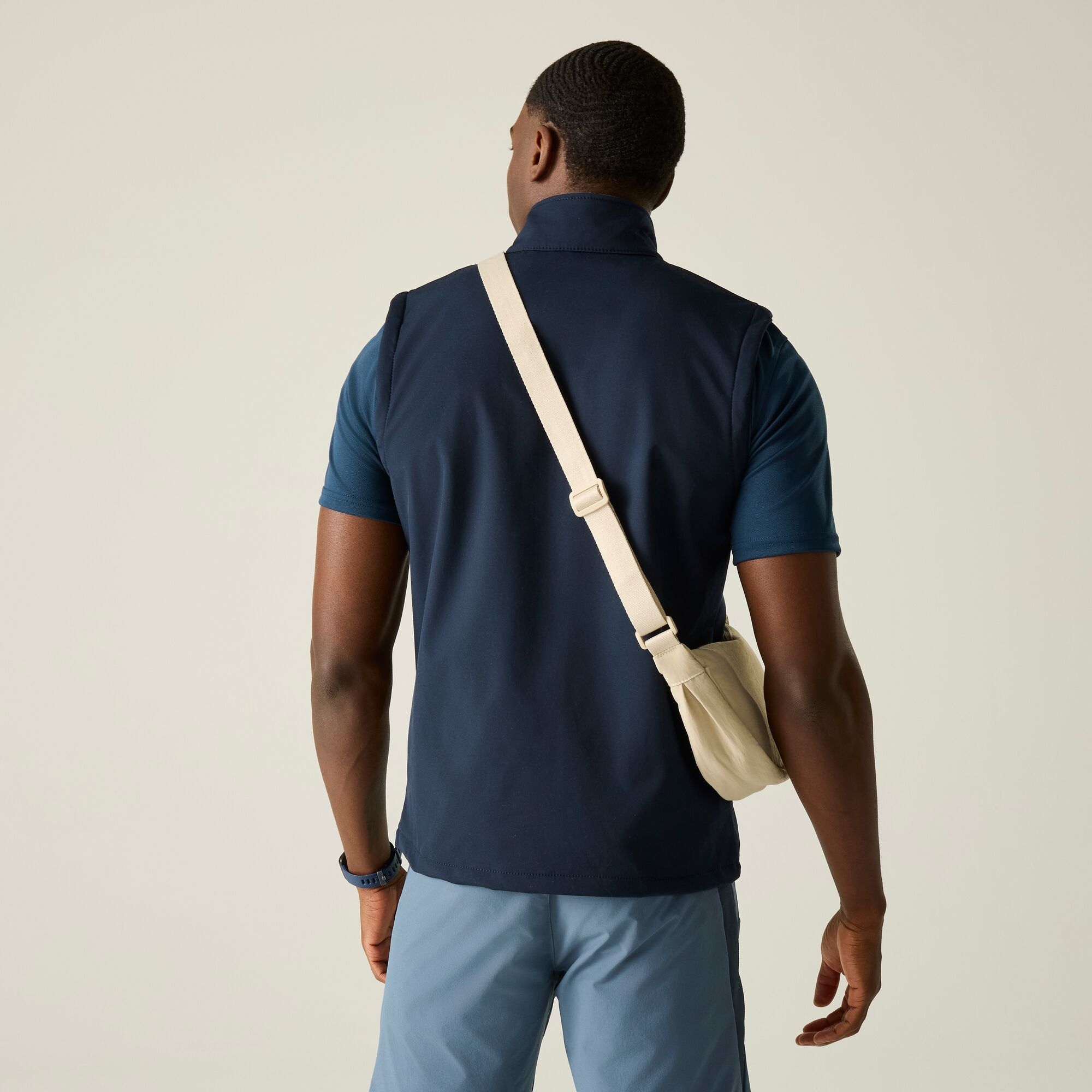 Regatta   Kamizelka męska softshellowa Bradwell III Niebieski