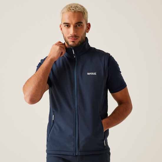 Men's Bradwell III Softshell Gilet Navy 