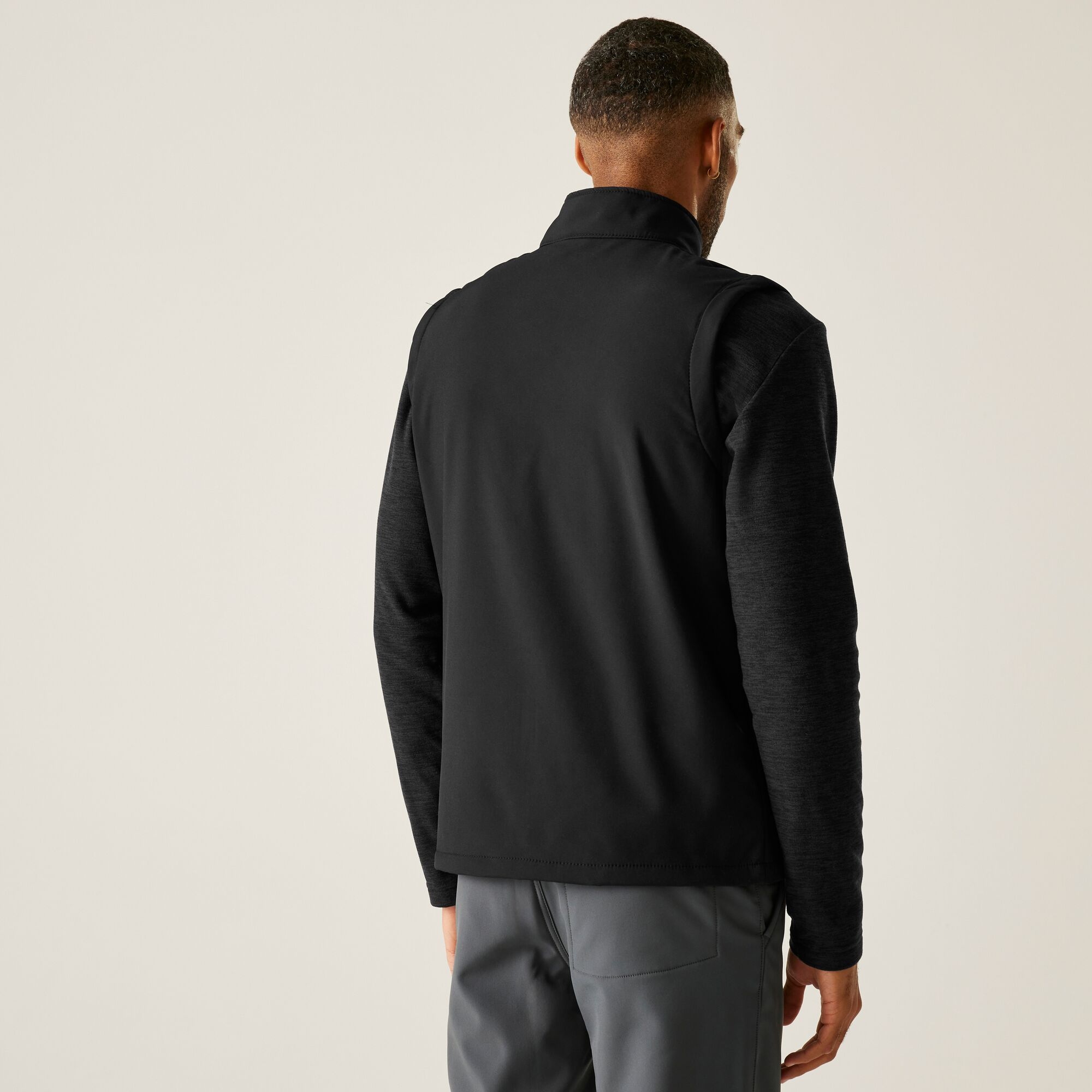 Regatta Kamizelka męska softshellowa Bradwell III Czarny