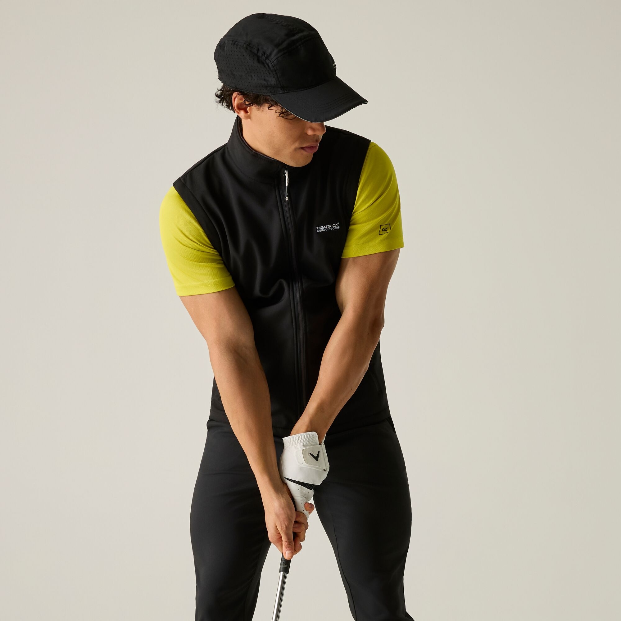 Regatta   Kamizelka męska softshellowa Bradwell III Czarny