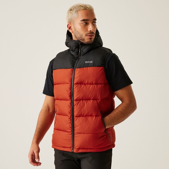 Nevado Gilet chauffant pour homme Rouge