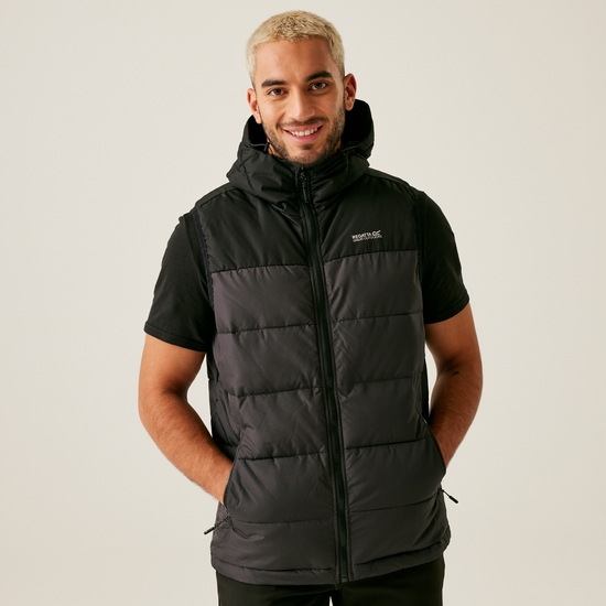 Men's Nevado Heavyweight Bodywarmer Black Ash