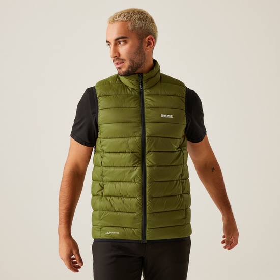 Marizion Homme Gilet baffled Vert