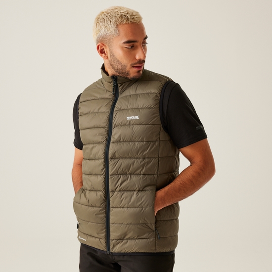 Marizion Homme Gilet baffled Gris